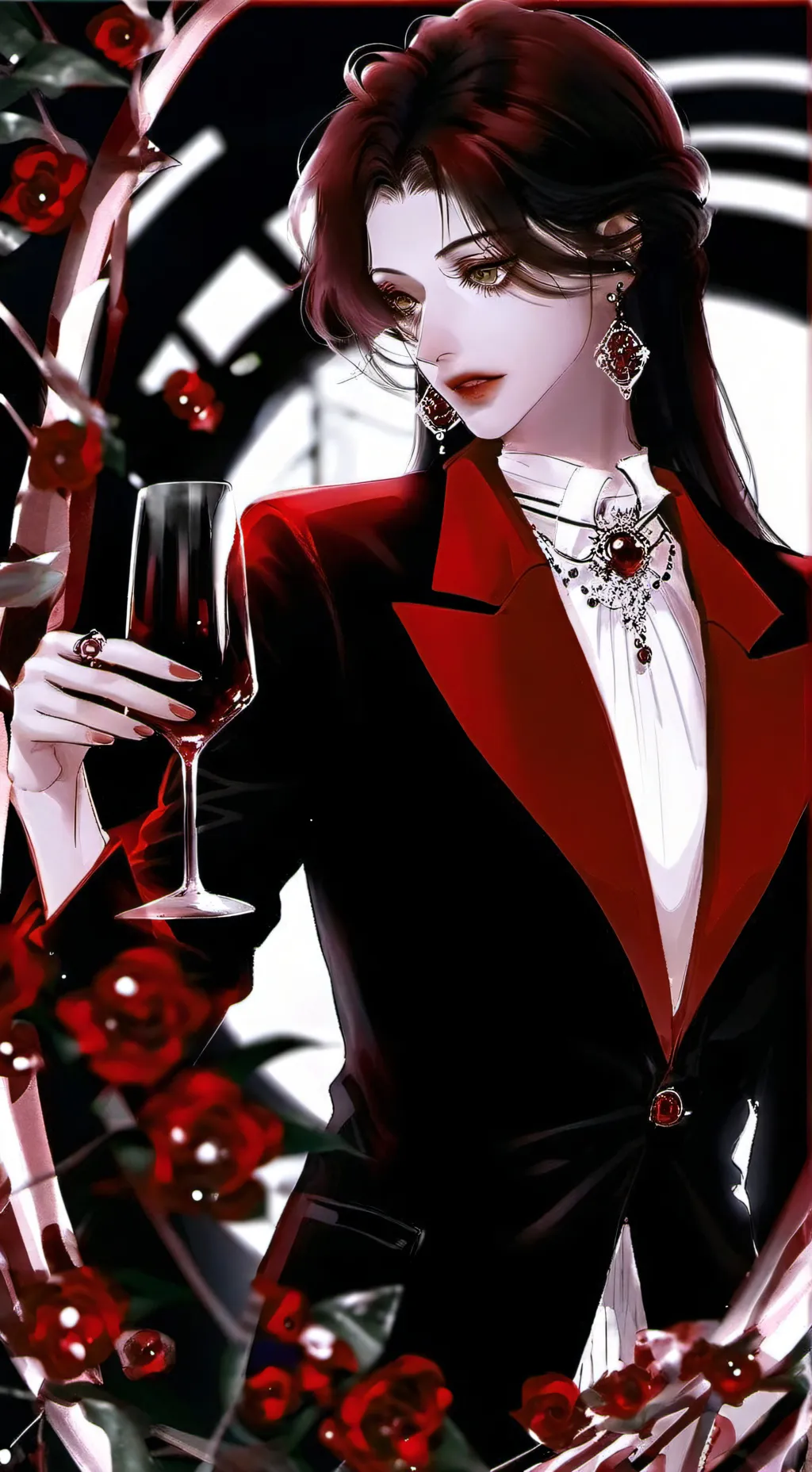 ai character: Ramona. (Romance.) background