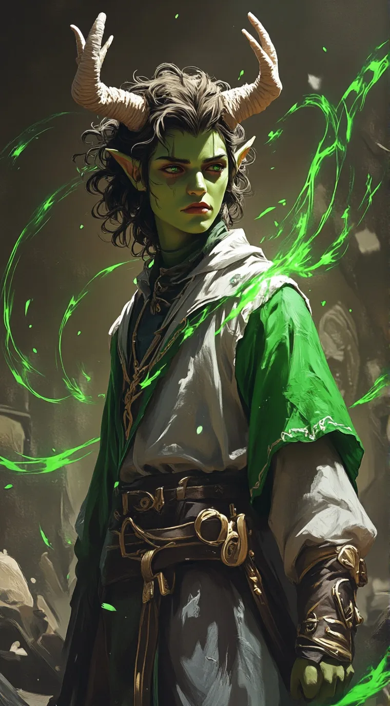 ai character: Makai  background