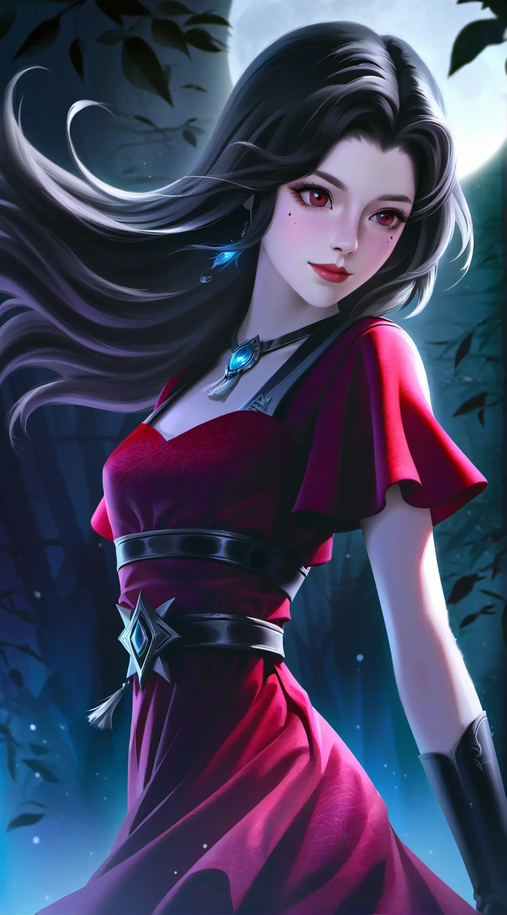 ai character: Ravenna Onyx background