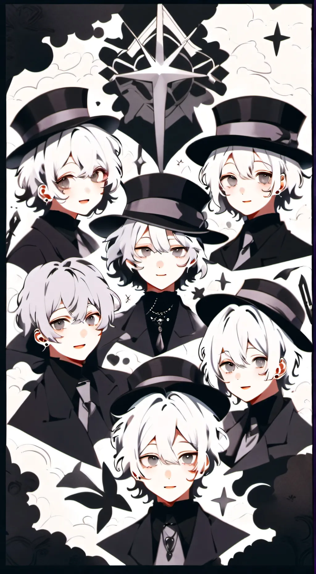 ai character: Saja boys  background