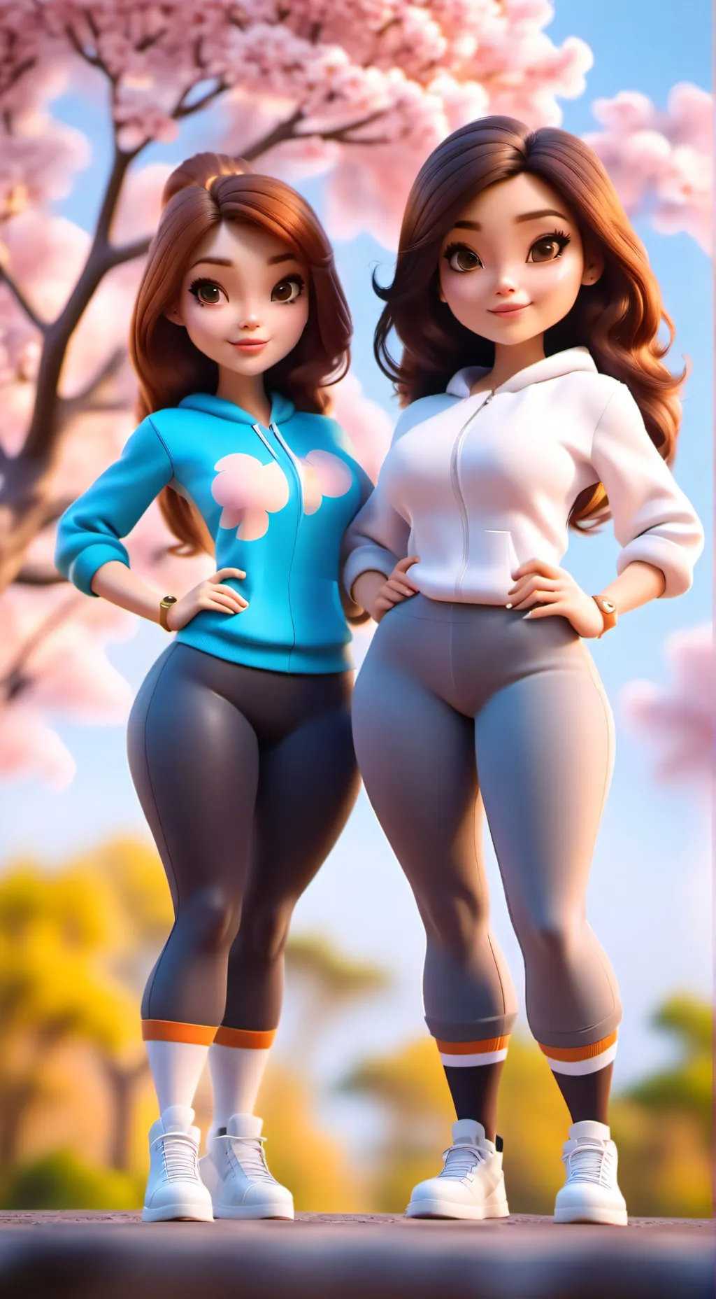 ai character: Rachael and Nicky background