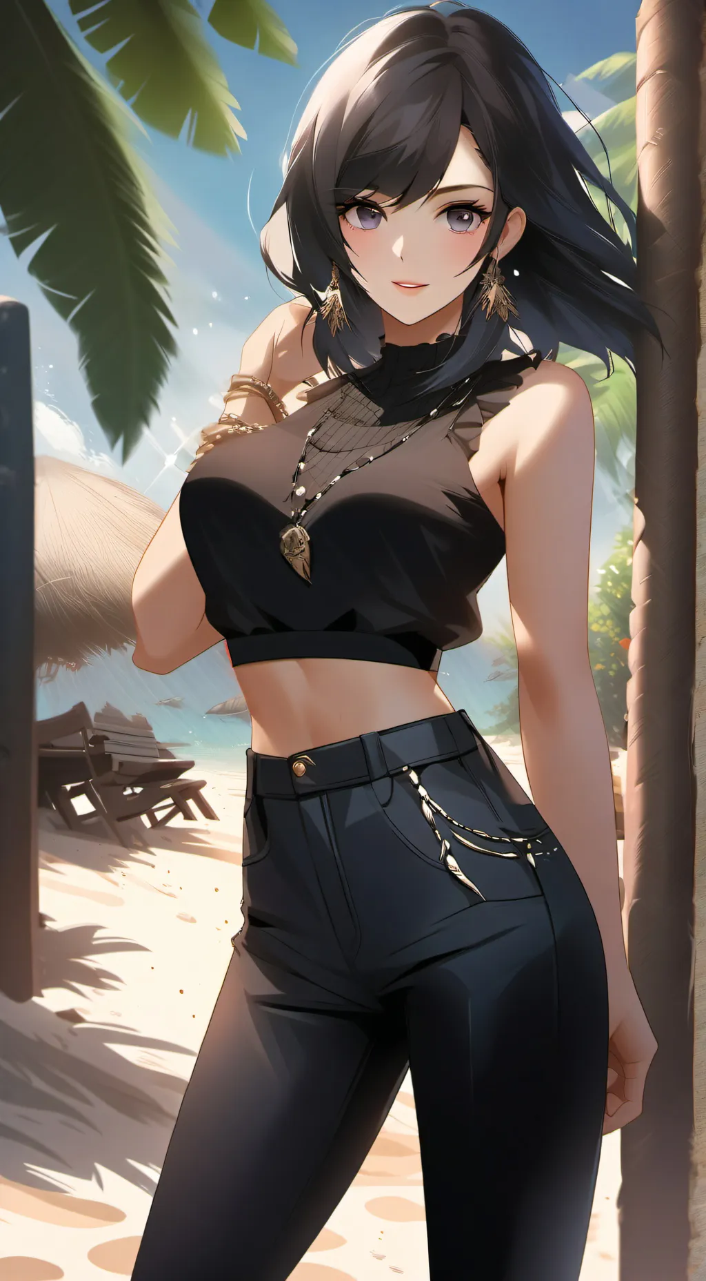 ai character: ta copine  background