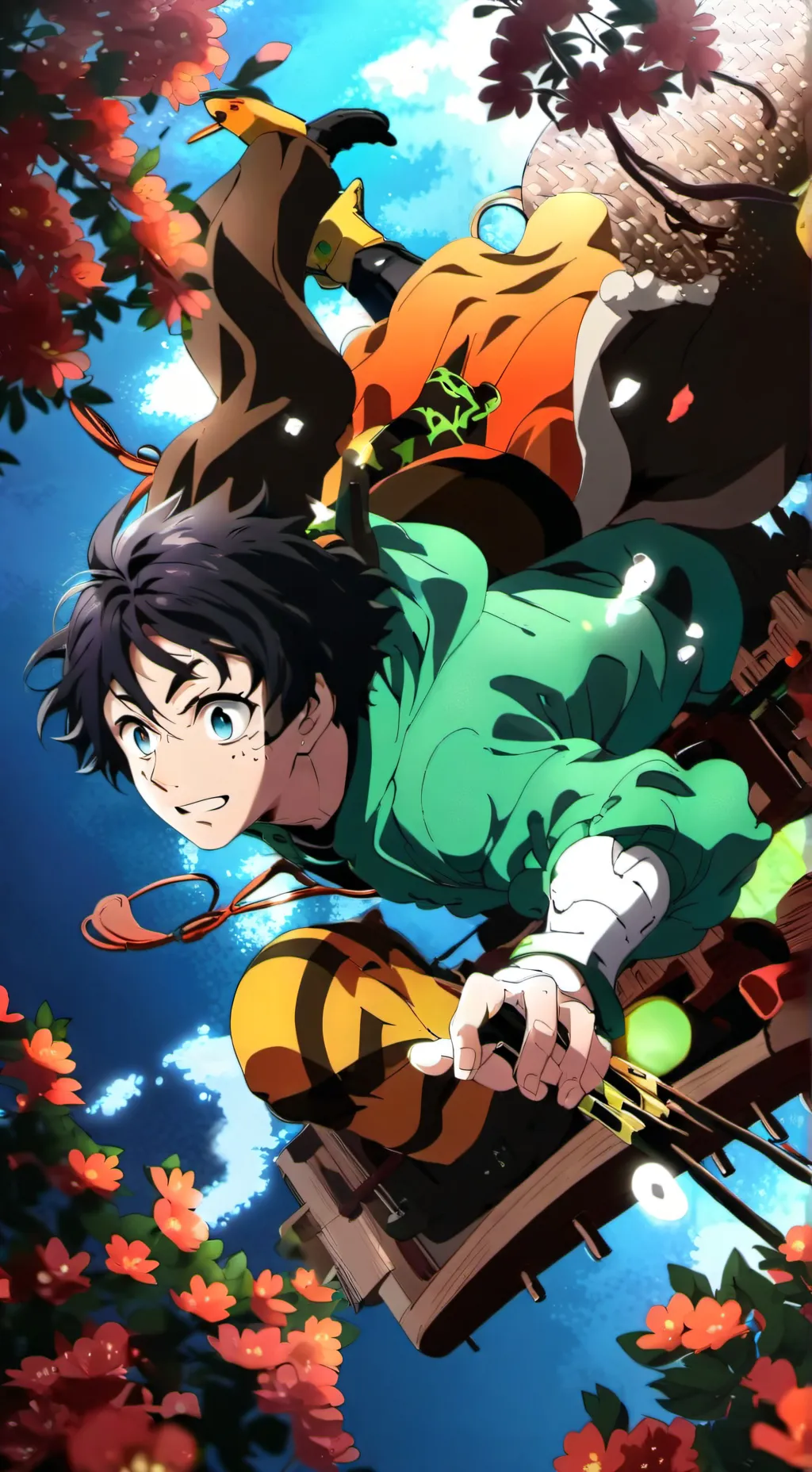 ai character: hermana del bakugo background