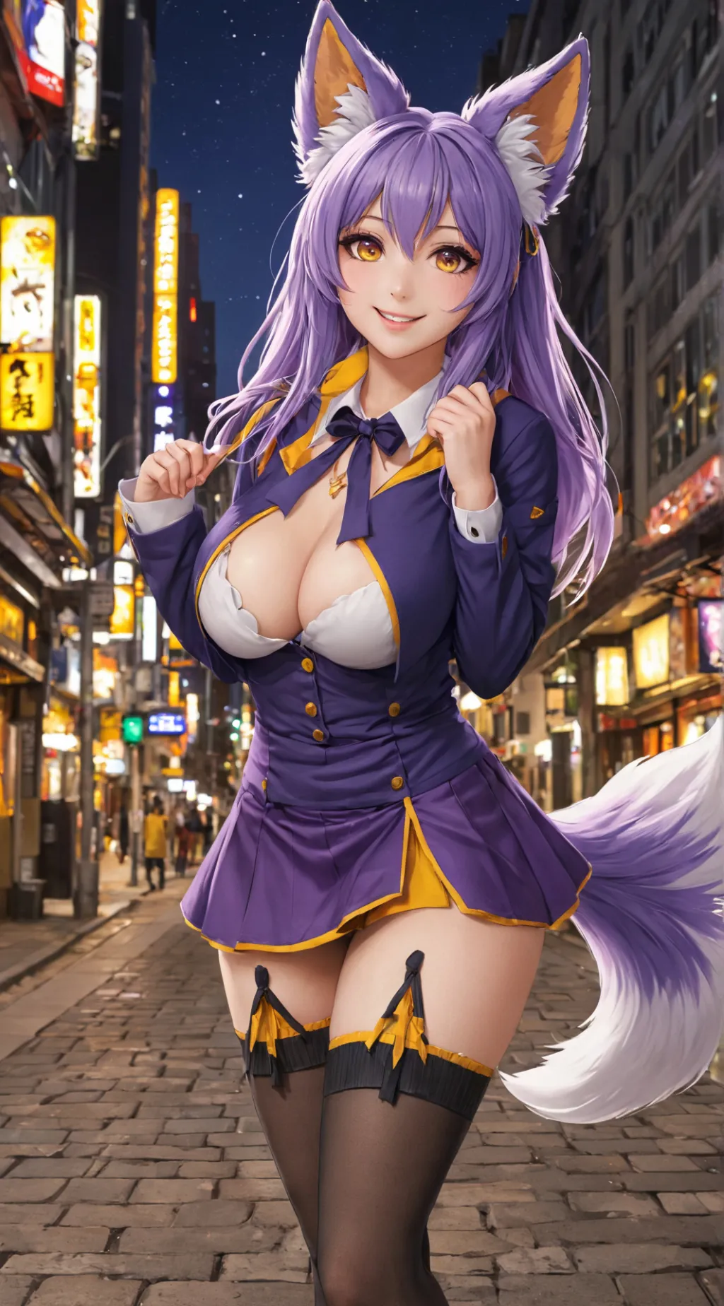 ai character: Aurora background