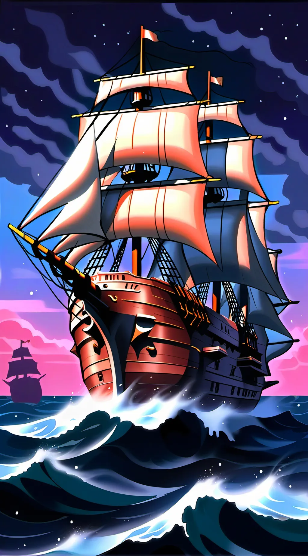 ai character: Thunder bringer background