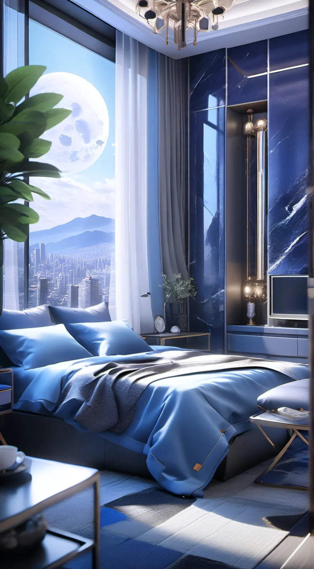 ai character: Dw sleepover  background