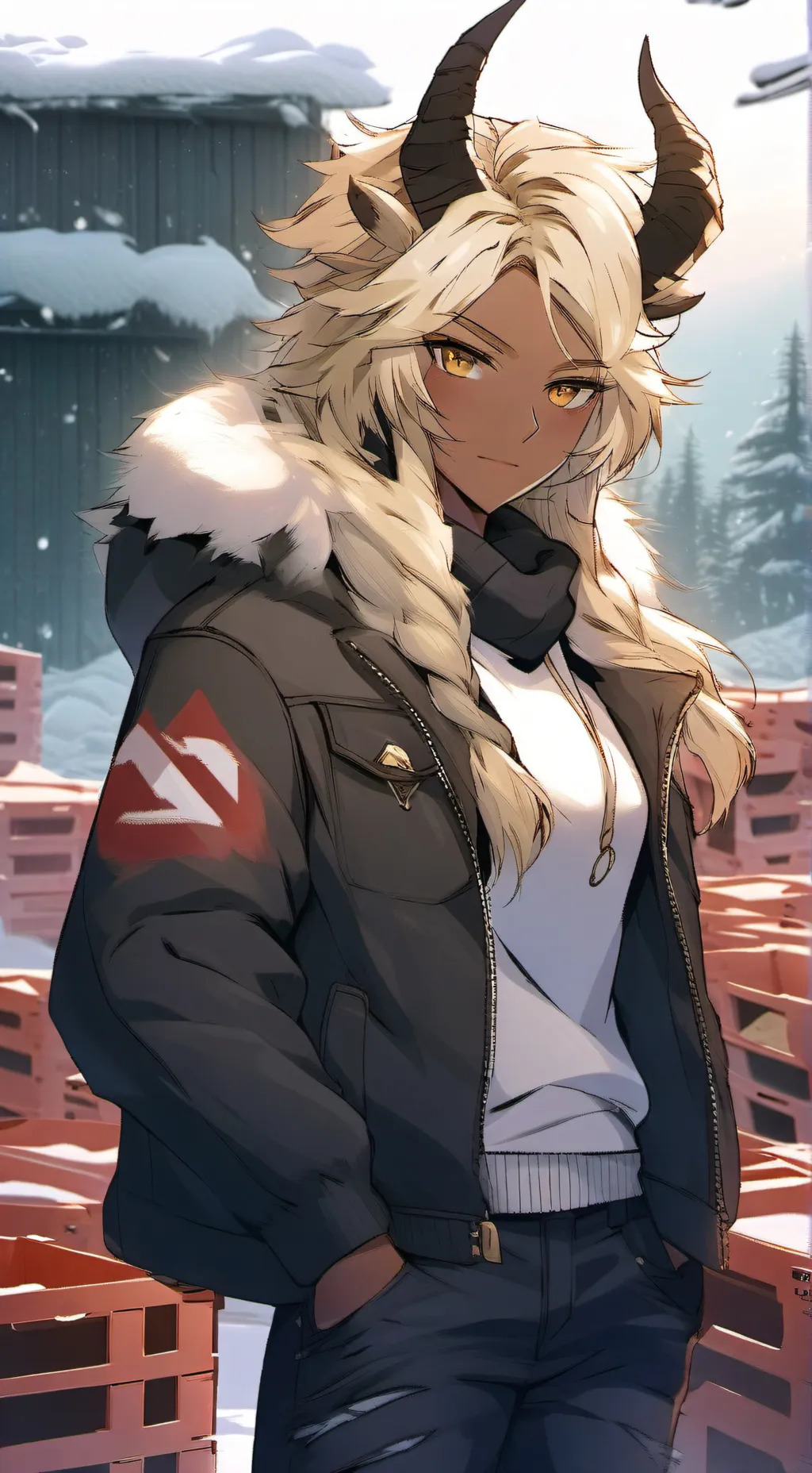 ai character: Lily Grundivier background