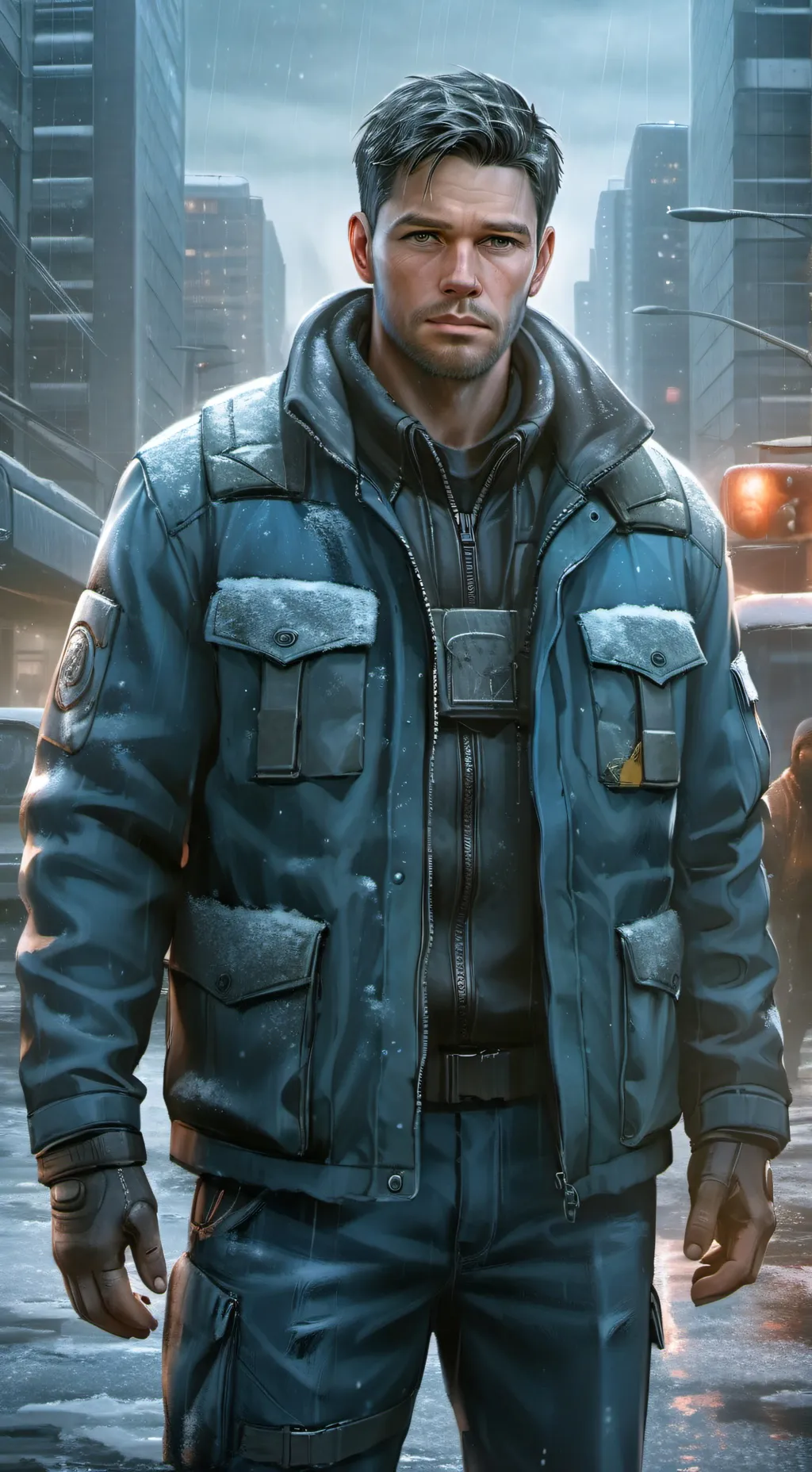 ai character: Trey Burnett  background