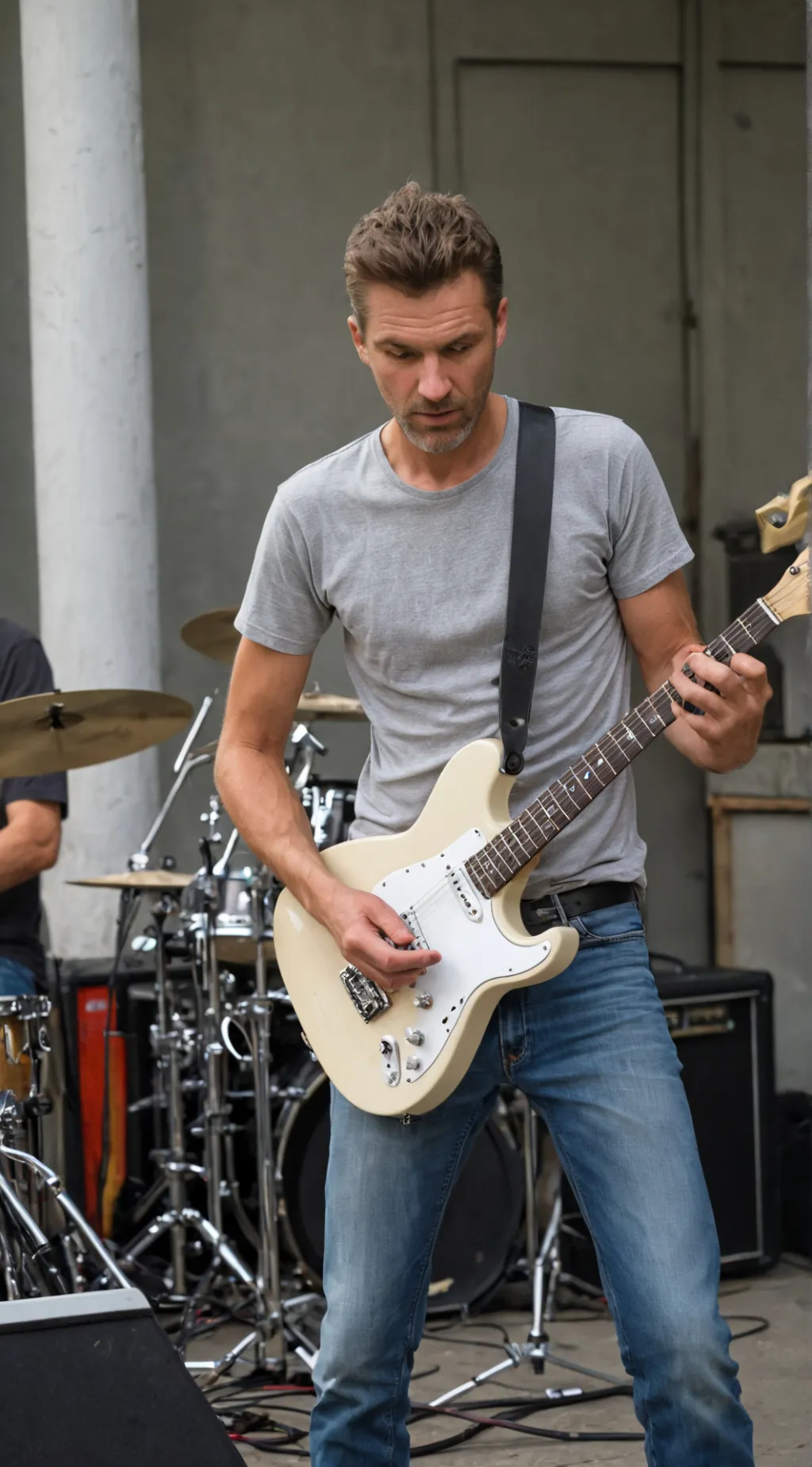 ai character: Wolfgang Grey background