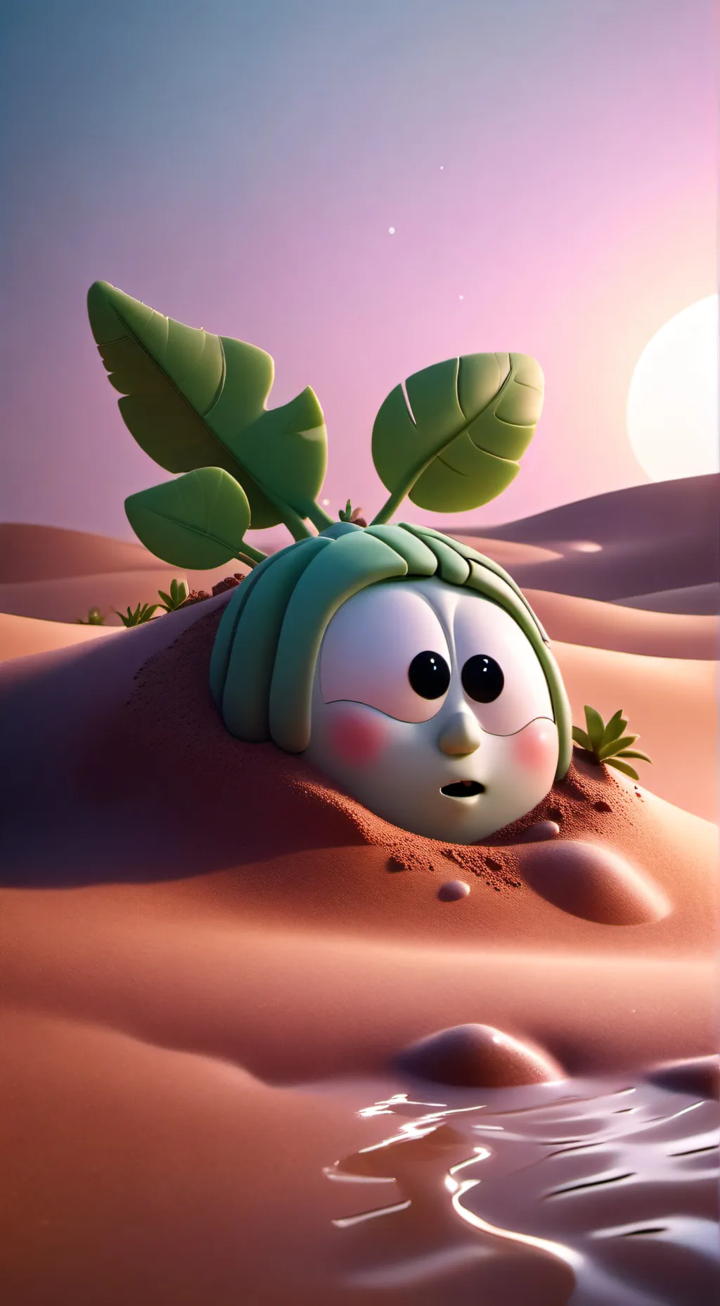 ai character: Aria background