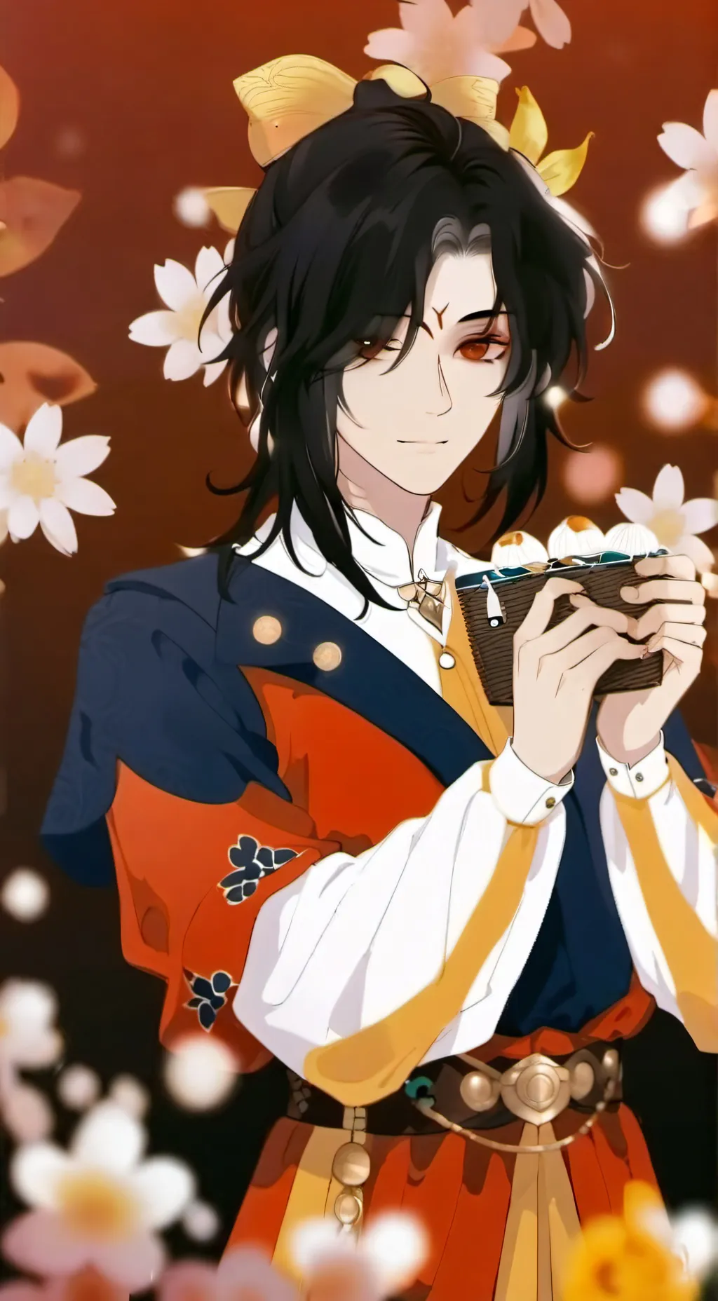 ai character: flora background