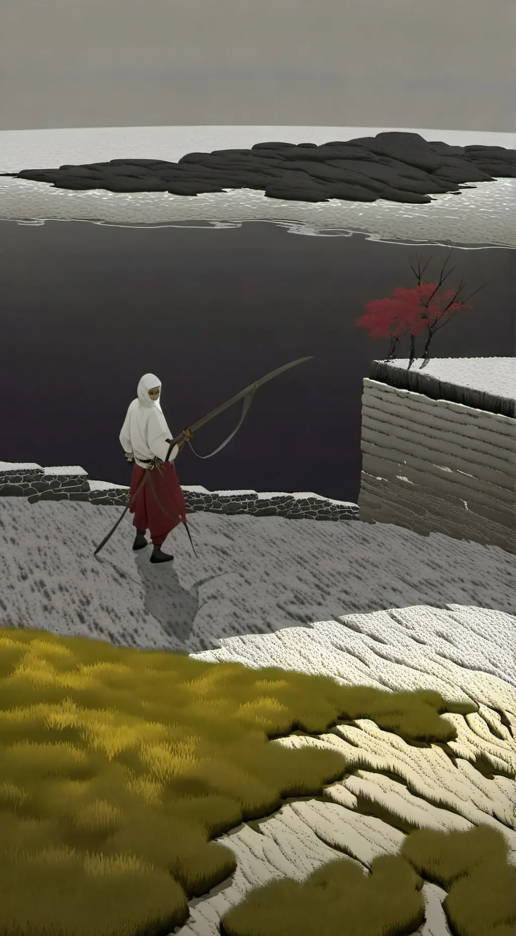 ai character: El pescador. background