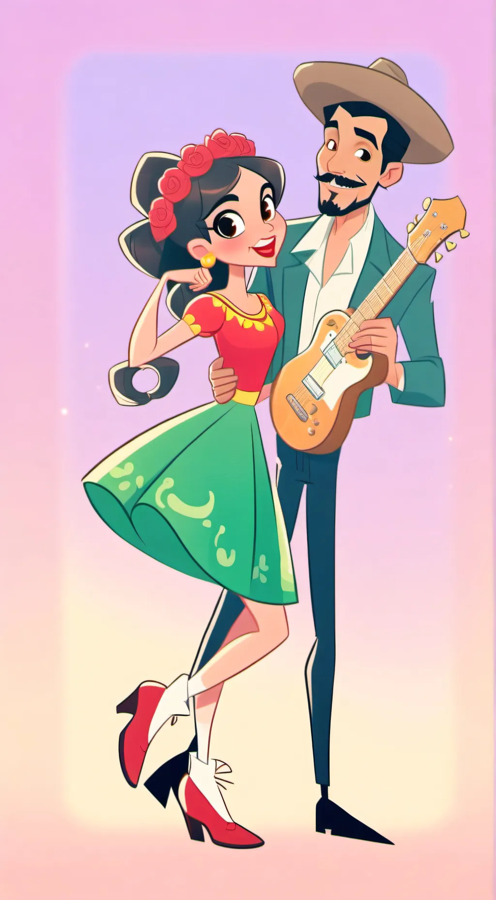 ai character: Manolo & Maria background