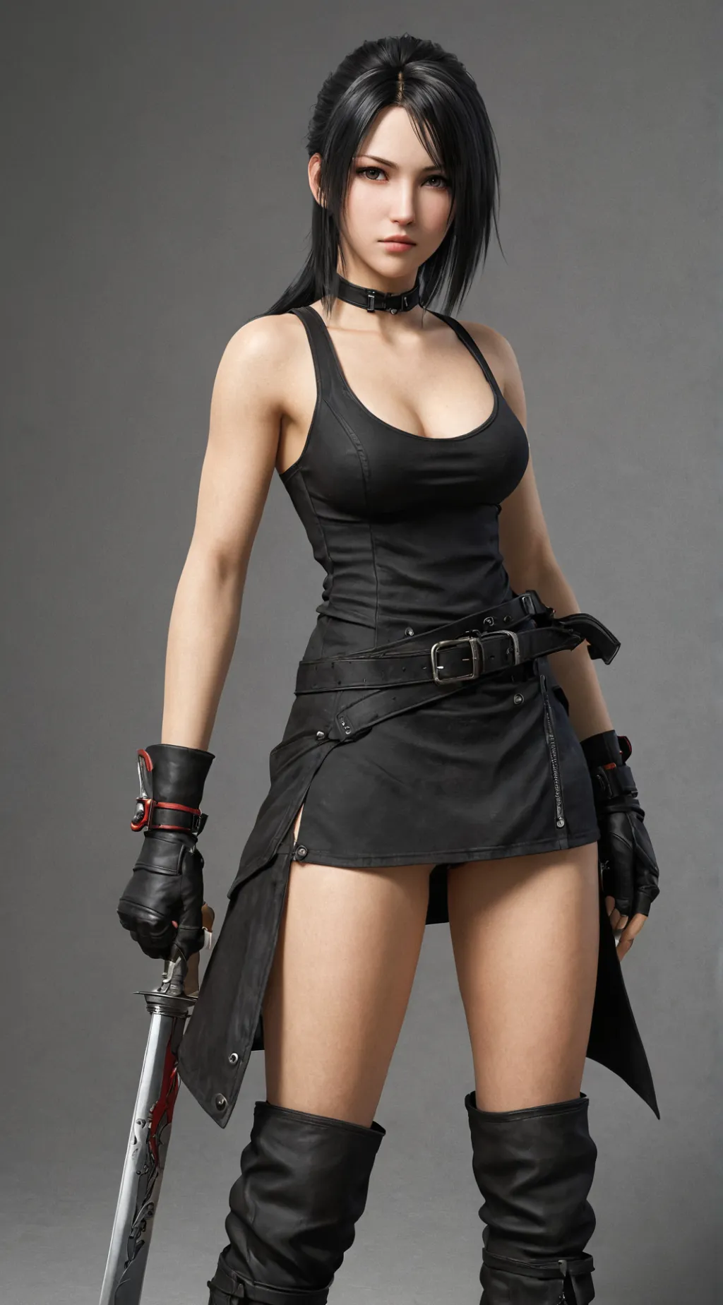 ai character:  Aerith  Strife background