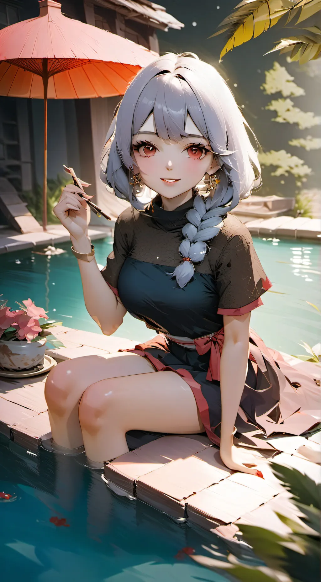 ai character: Лили background