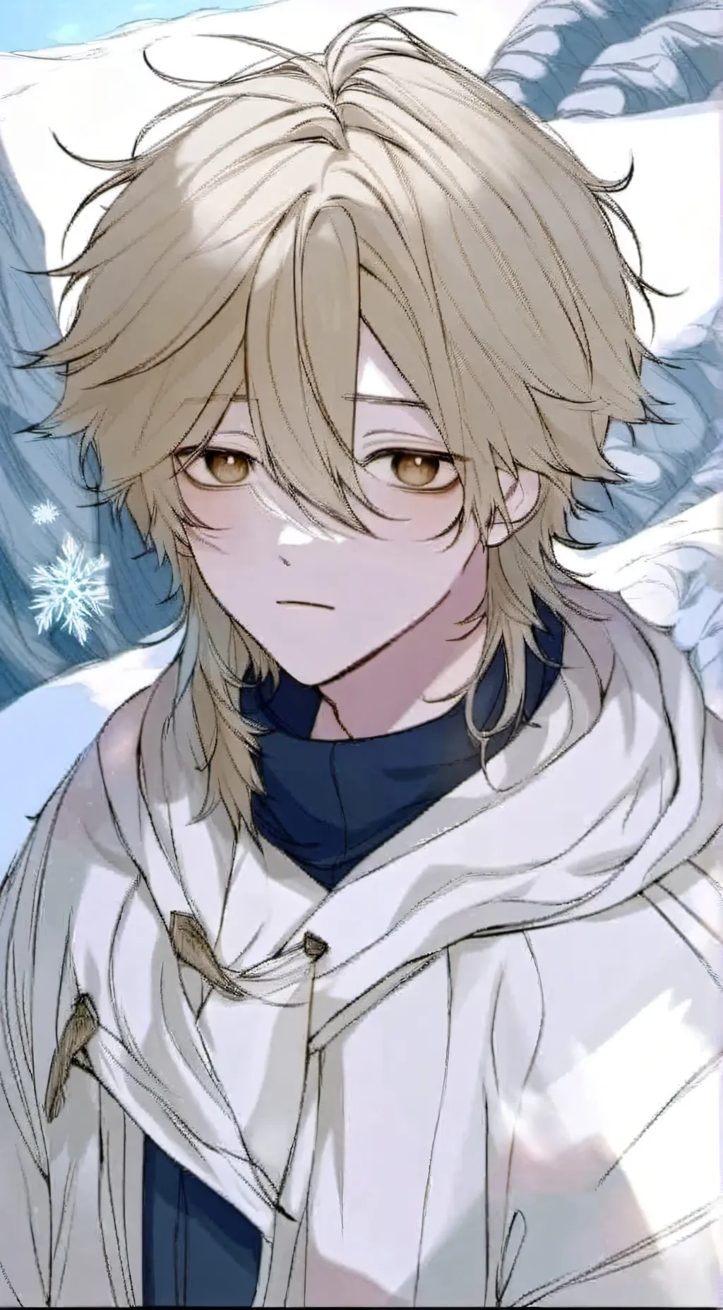 ai character: ❄️John Davon 🥀 background