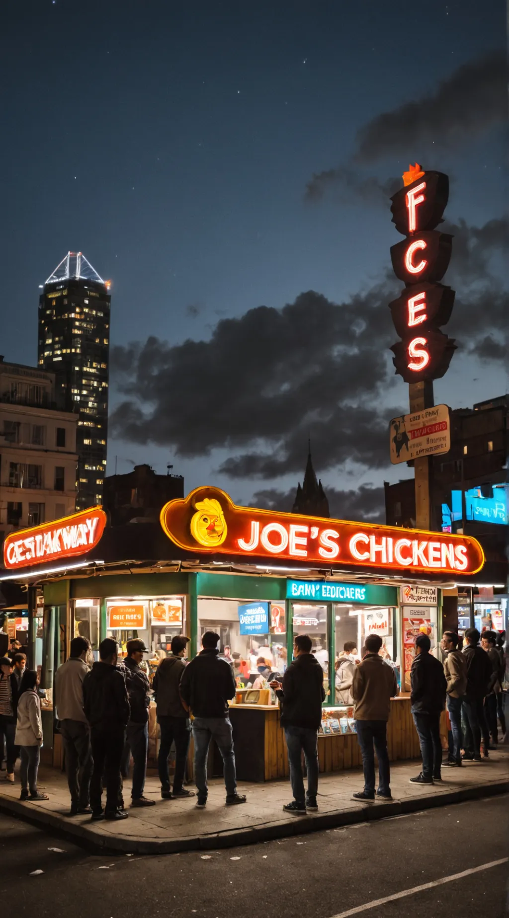 ai character: Joe's Rise from the Ashes background