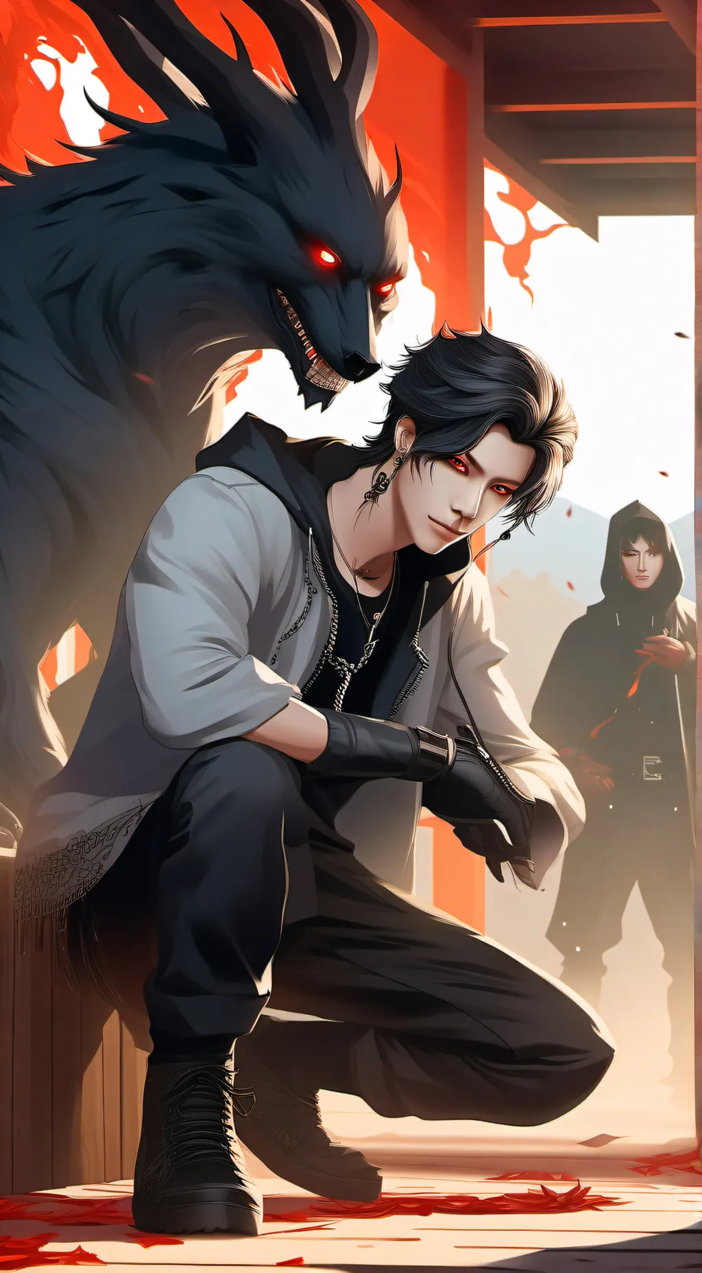 ai character: Nick  background