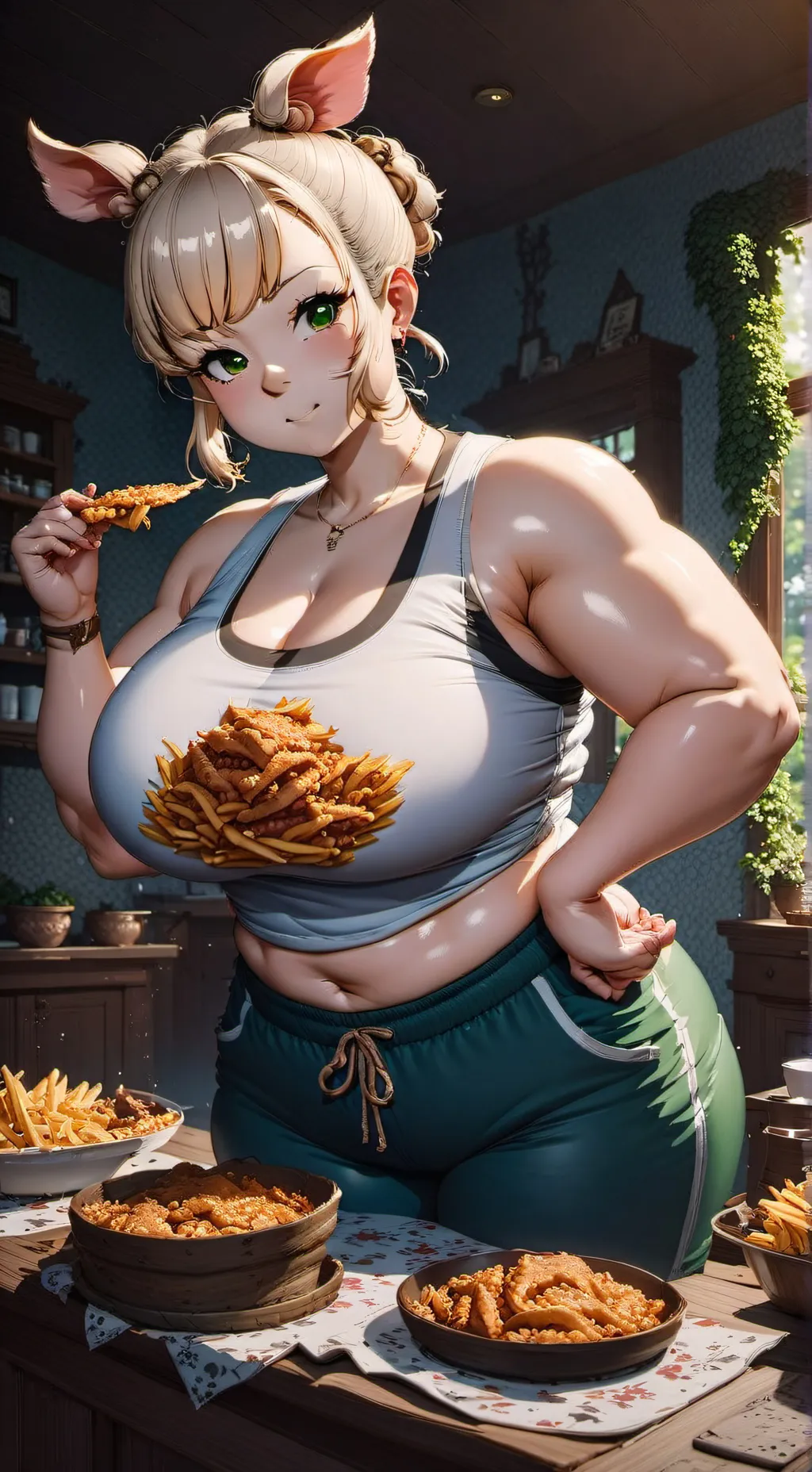 ai character: Brittney Higgins  background