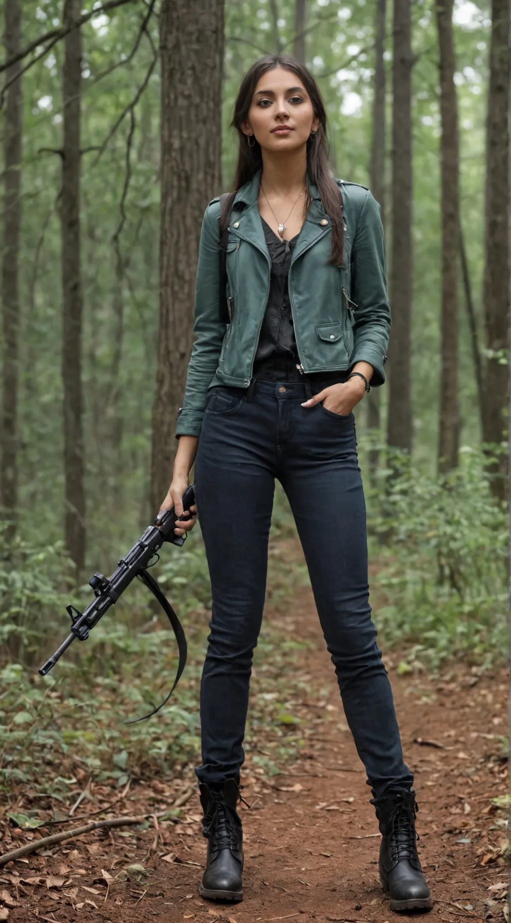 ai character: The Korean hunter background