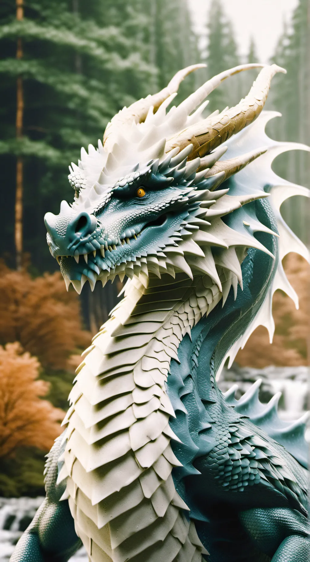 ai character: dragón  background