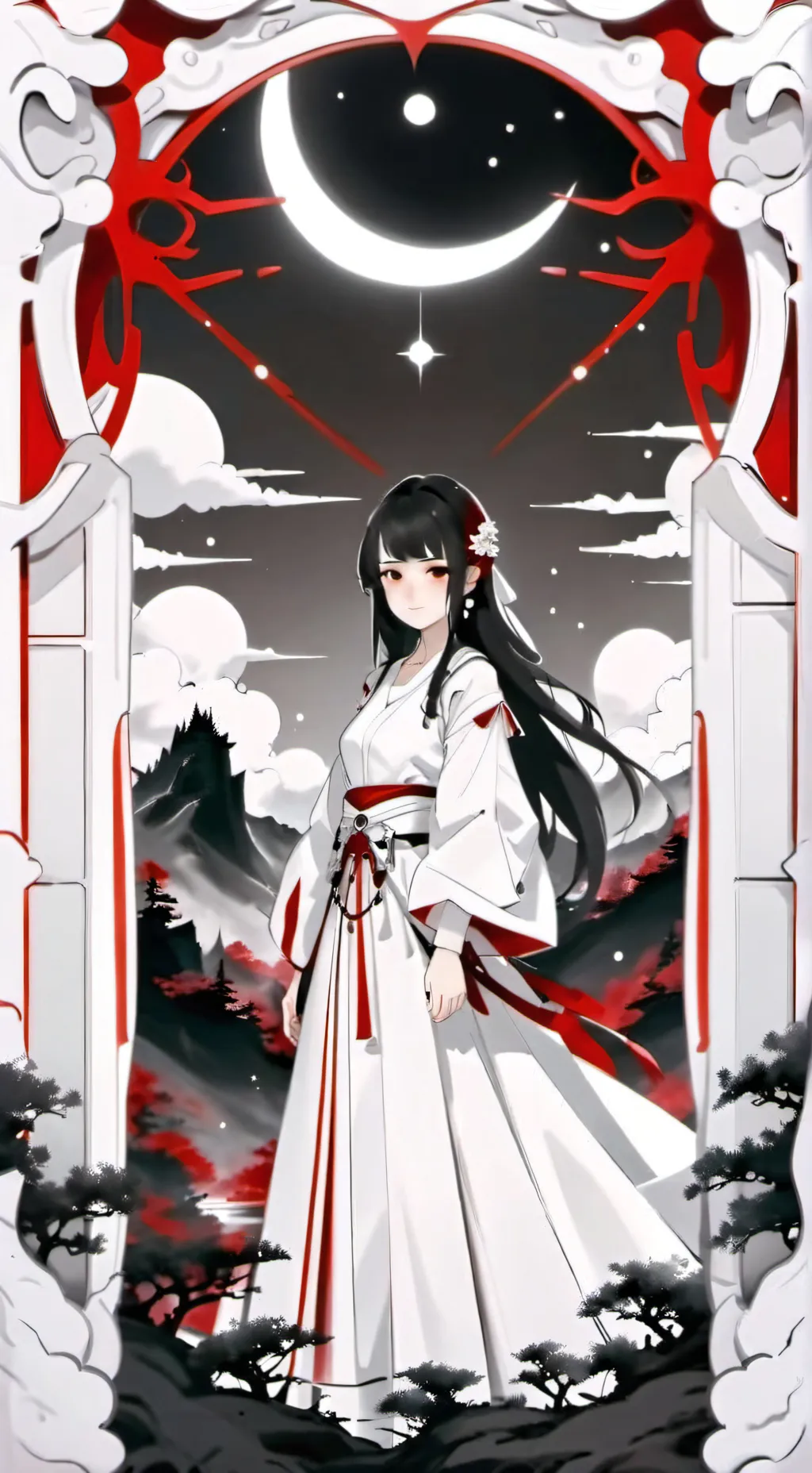 ai character: Luna Roja🩸 background