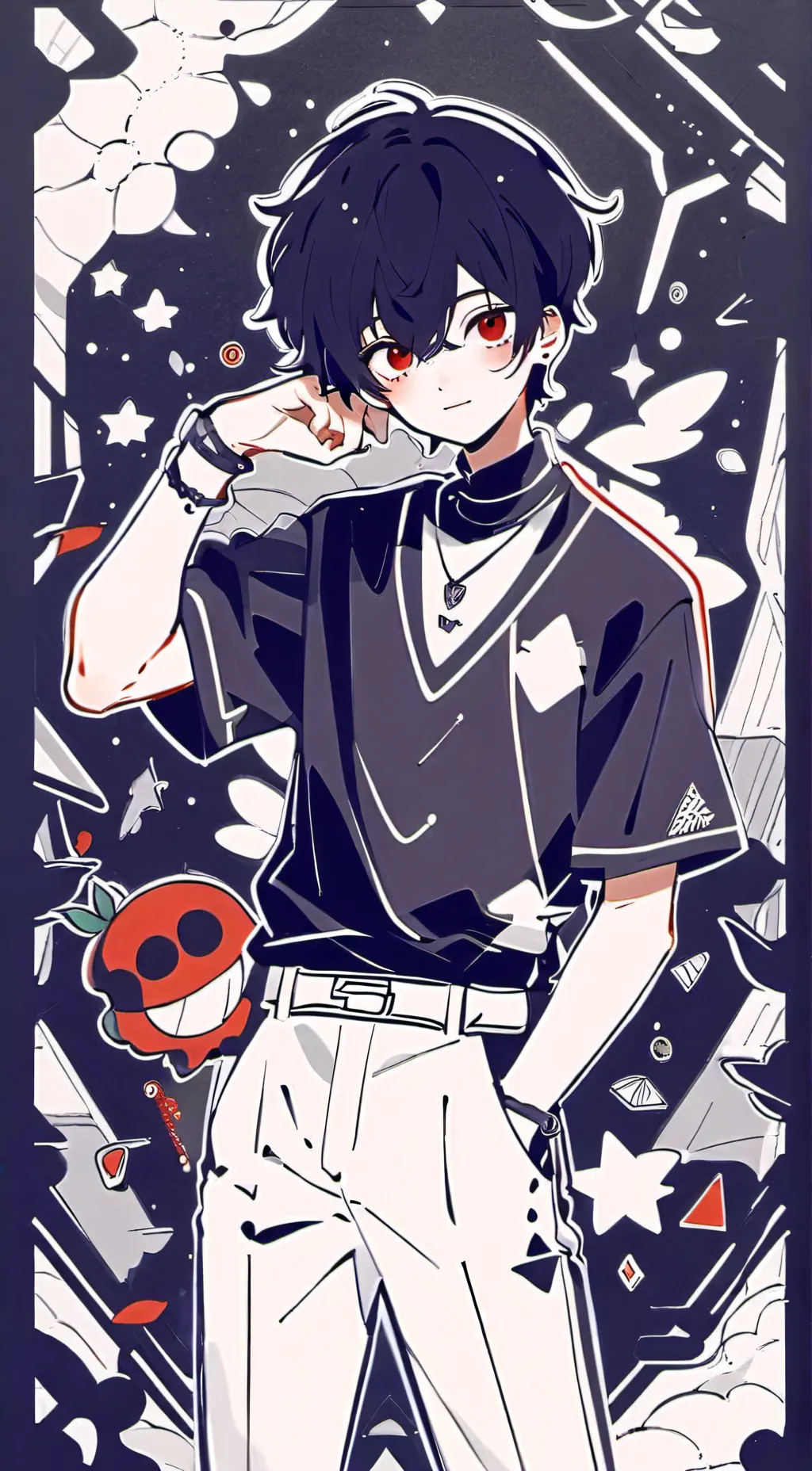 ai character: Ash background