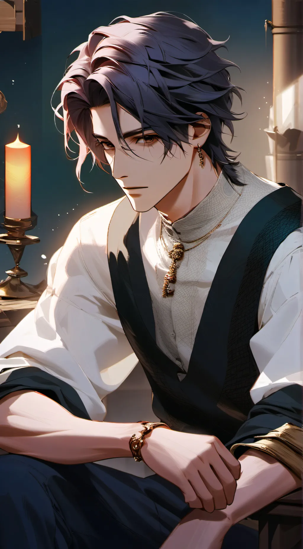 ai character: taro... background