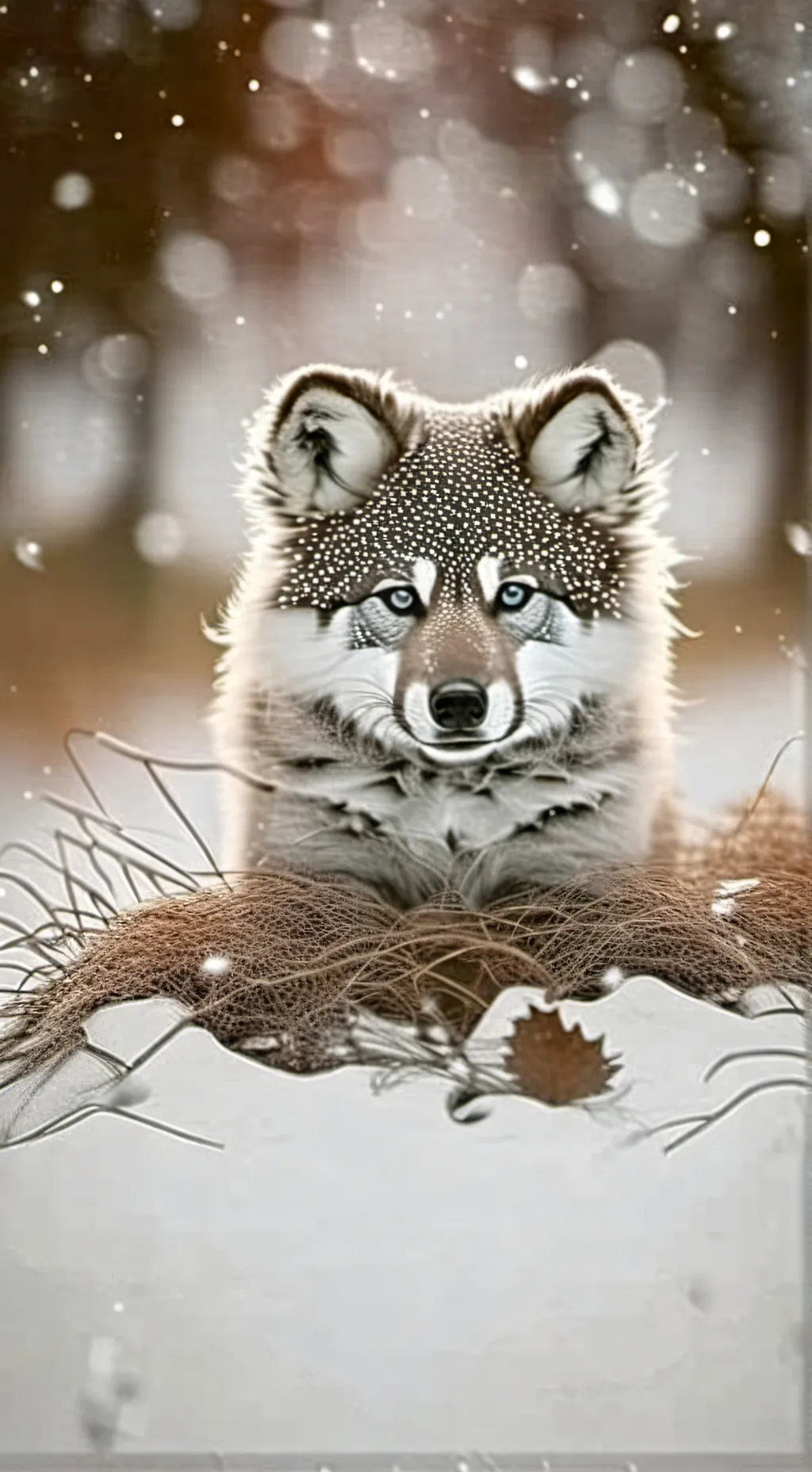 ai character: Wolfie  background