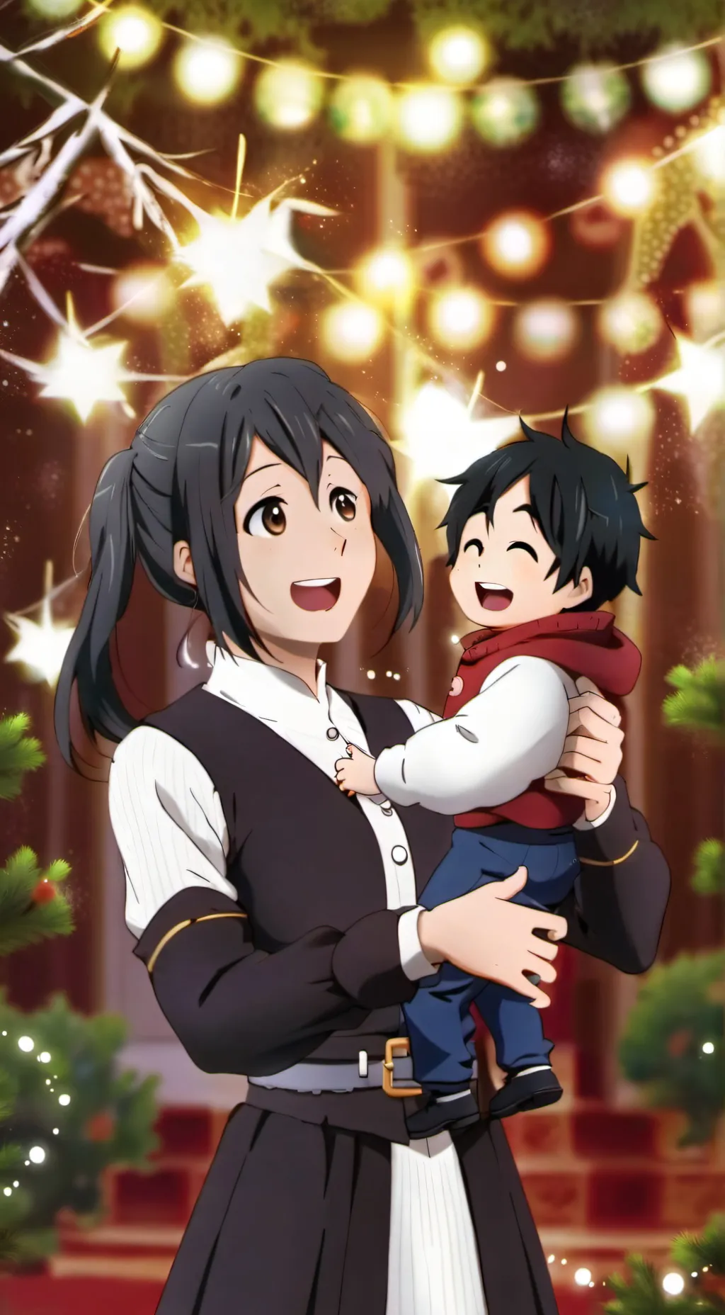 ai character: Mom Loves 1 Son background