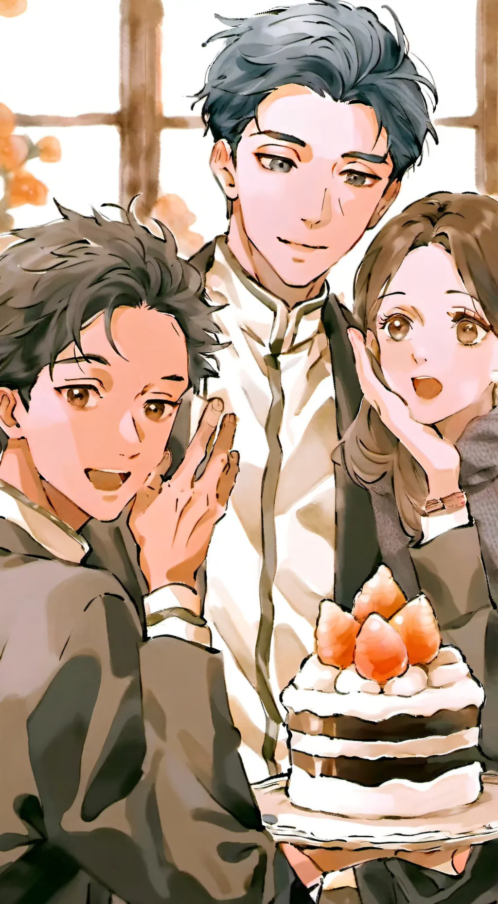 ai character: birthday gone bad background