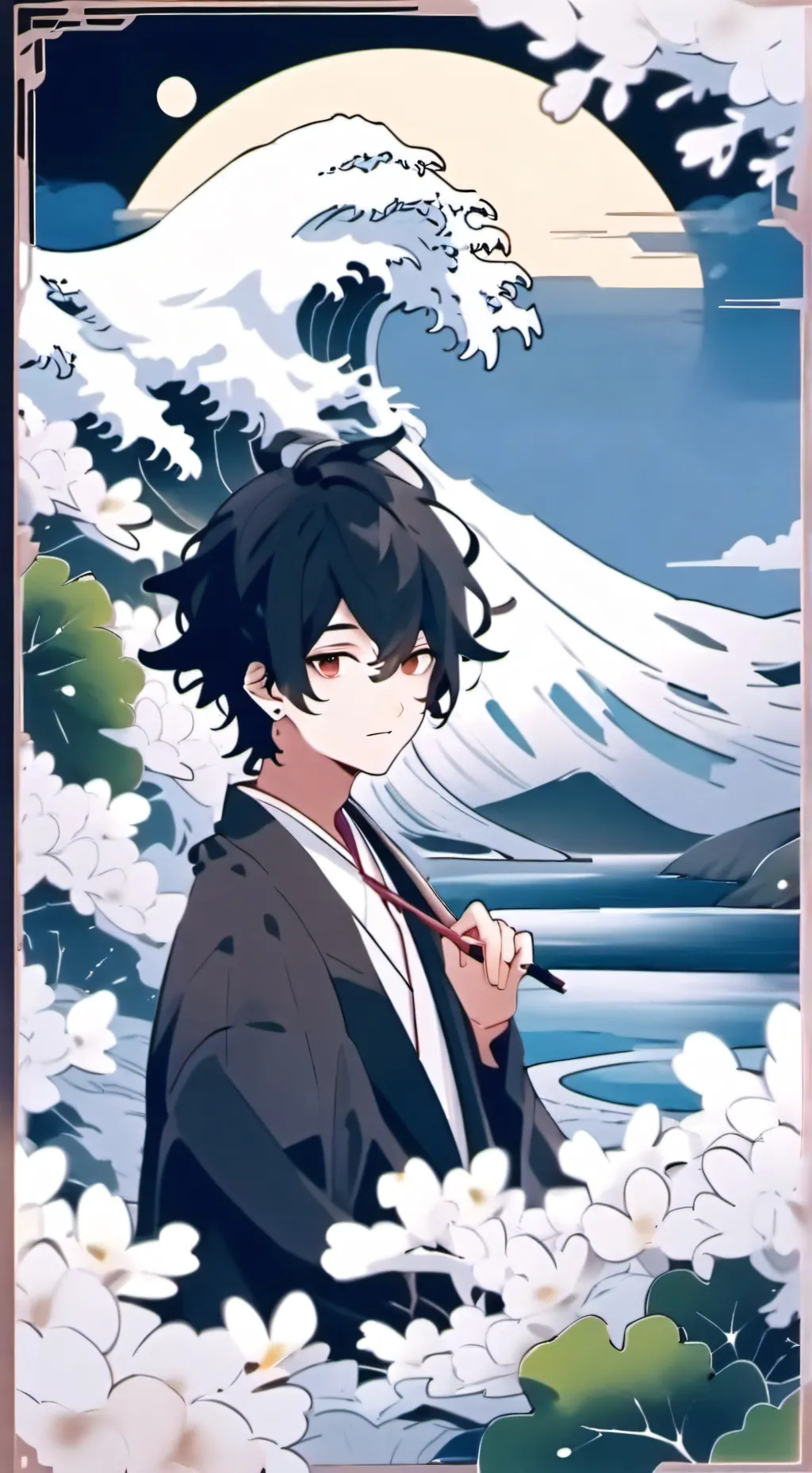 ai character: tralalero tralala  background