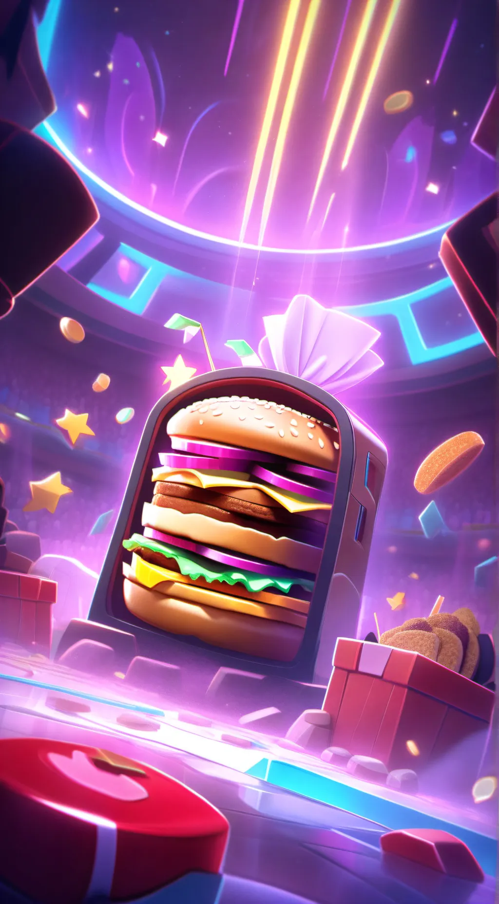 ai character: Macdonalds  background