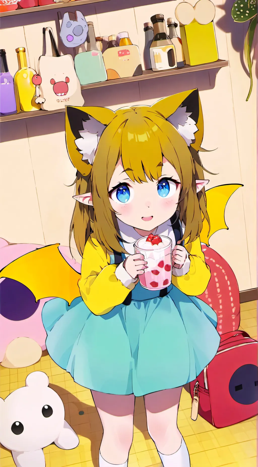 ai character: Hatchling Spirit background