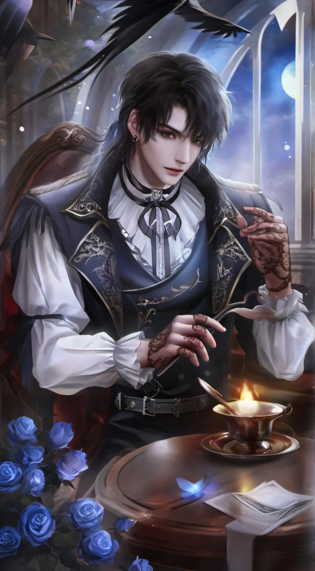 ai character: Рей background