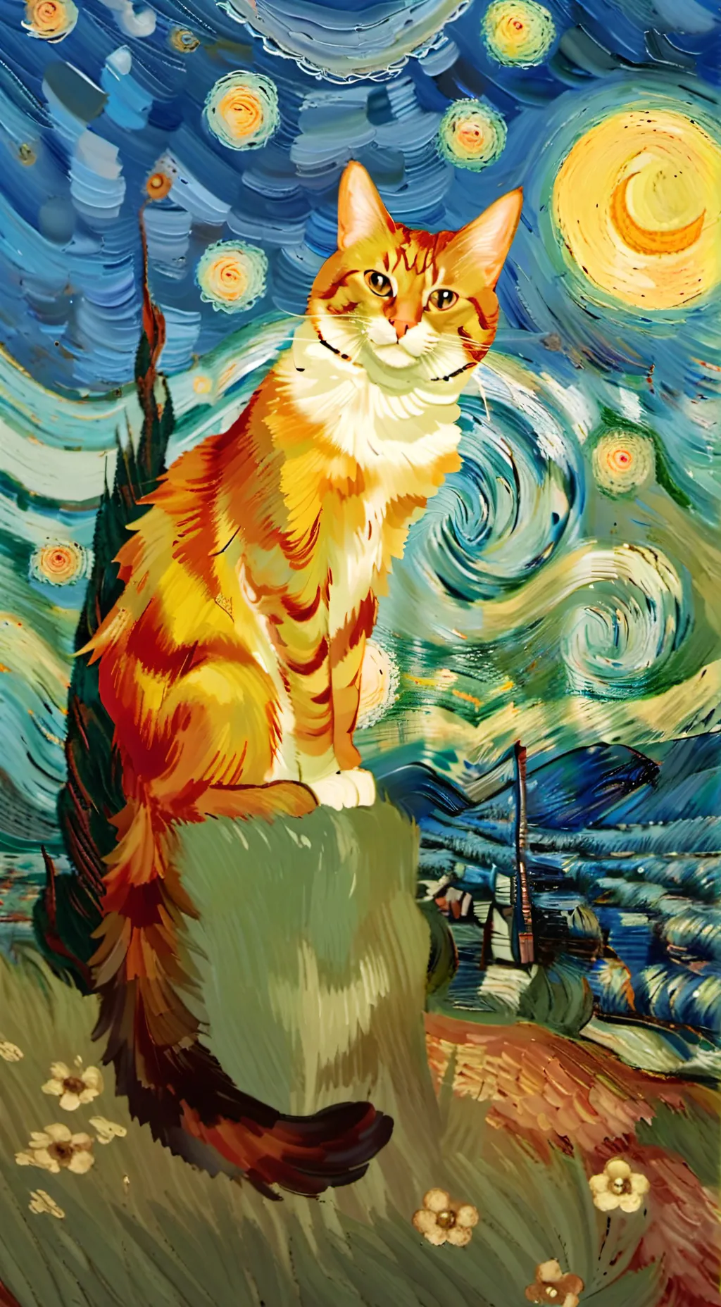 ai character: Grey background