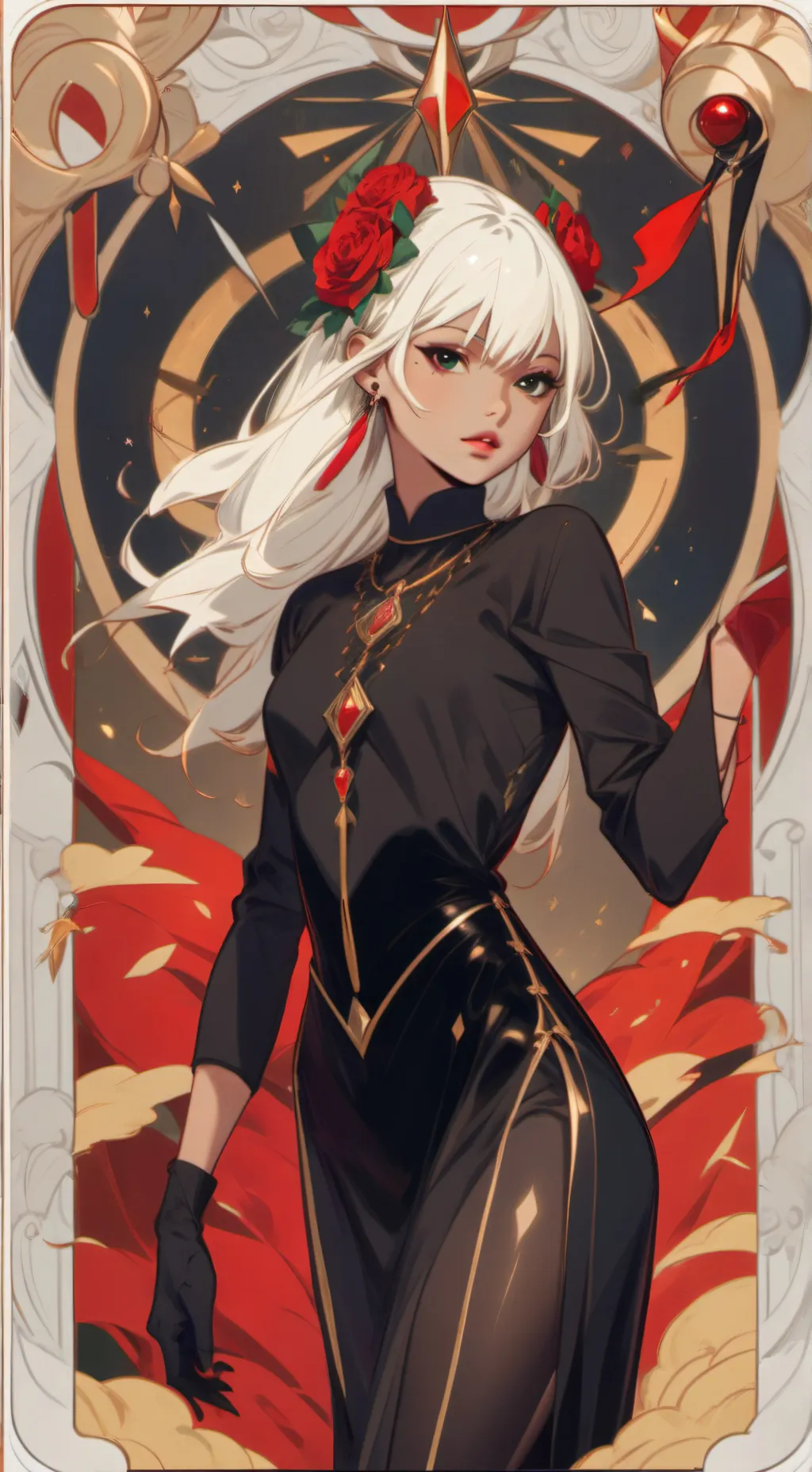 ai character: Страсть background