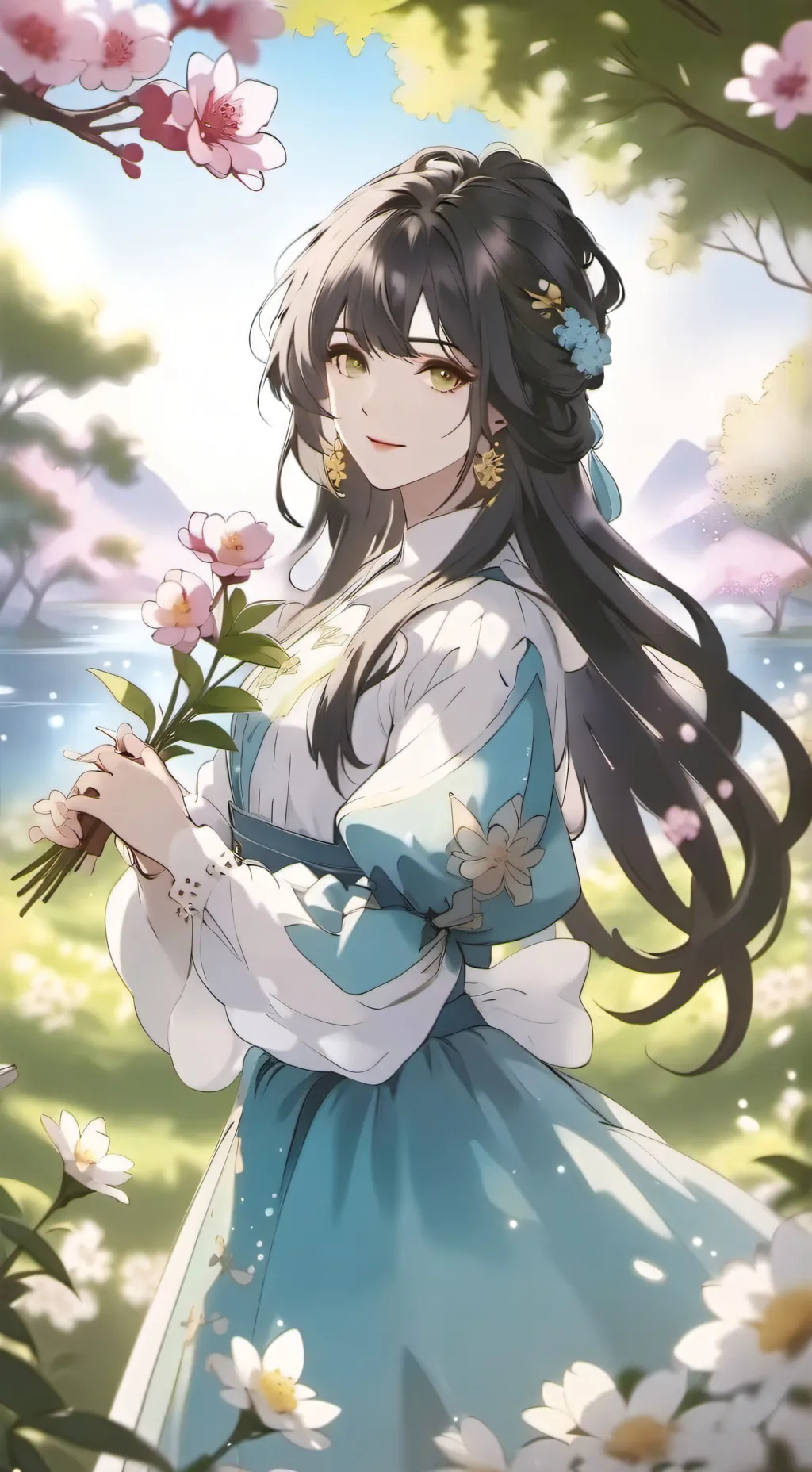 ai character: Мия  background