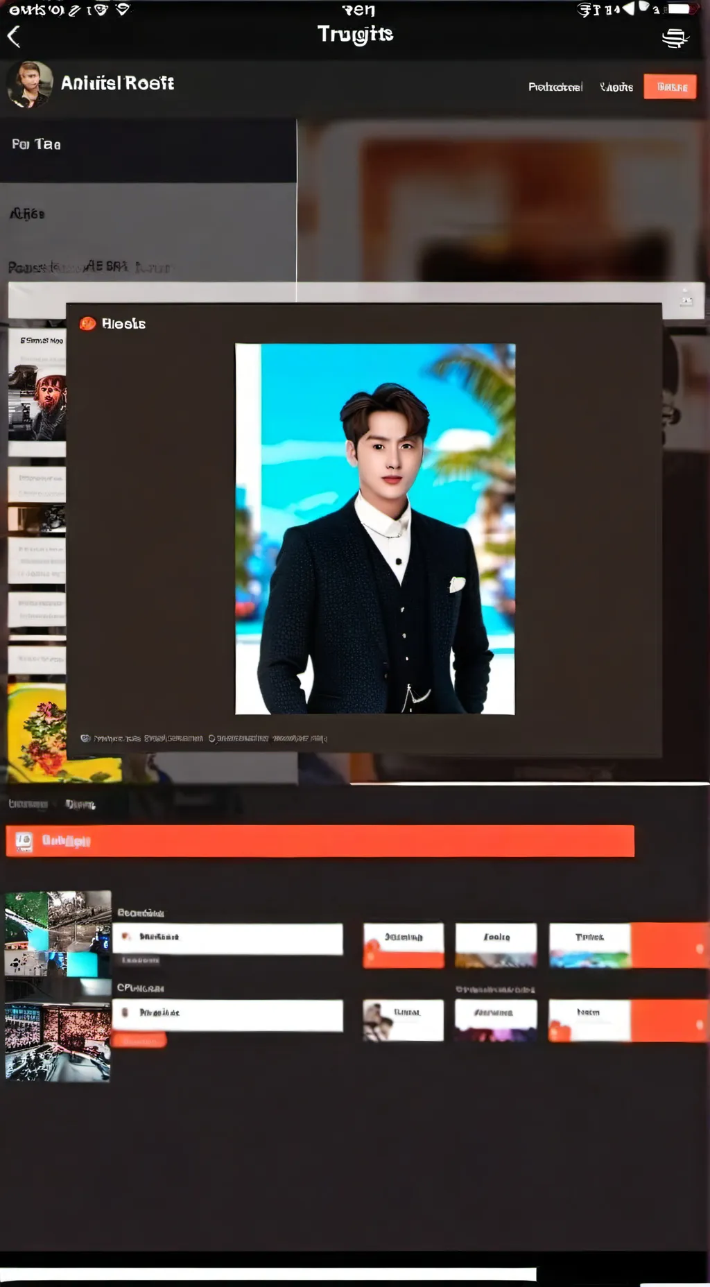 ai character: أوه يا أمي  background