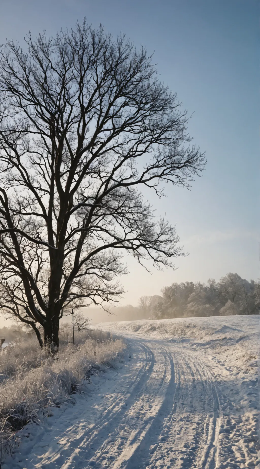 ai character: Winter Day RP background