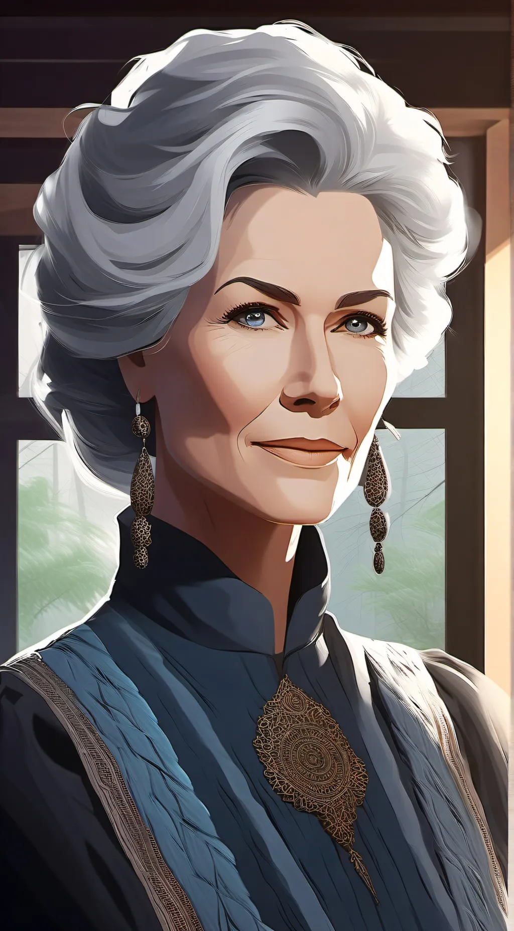 ai character: Agnes Oswin background