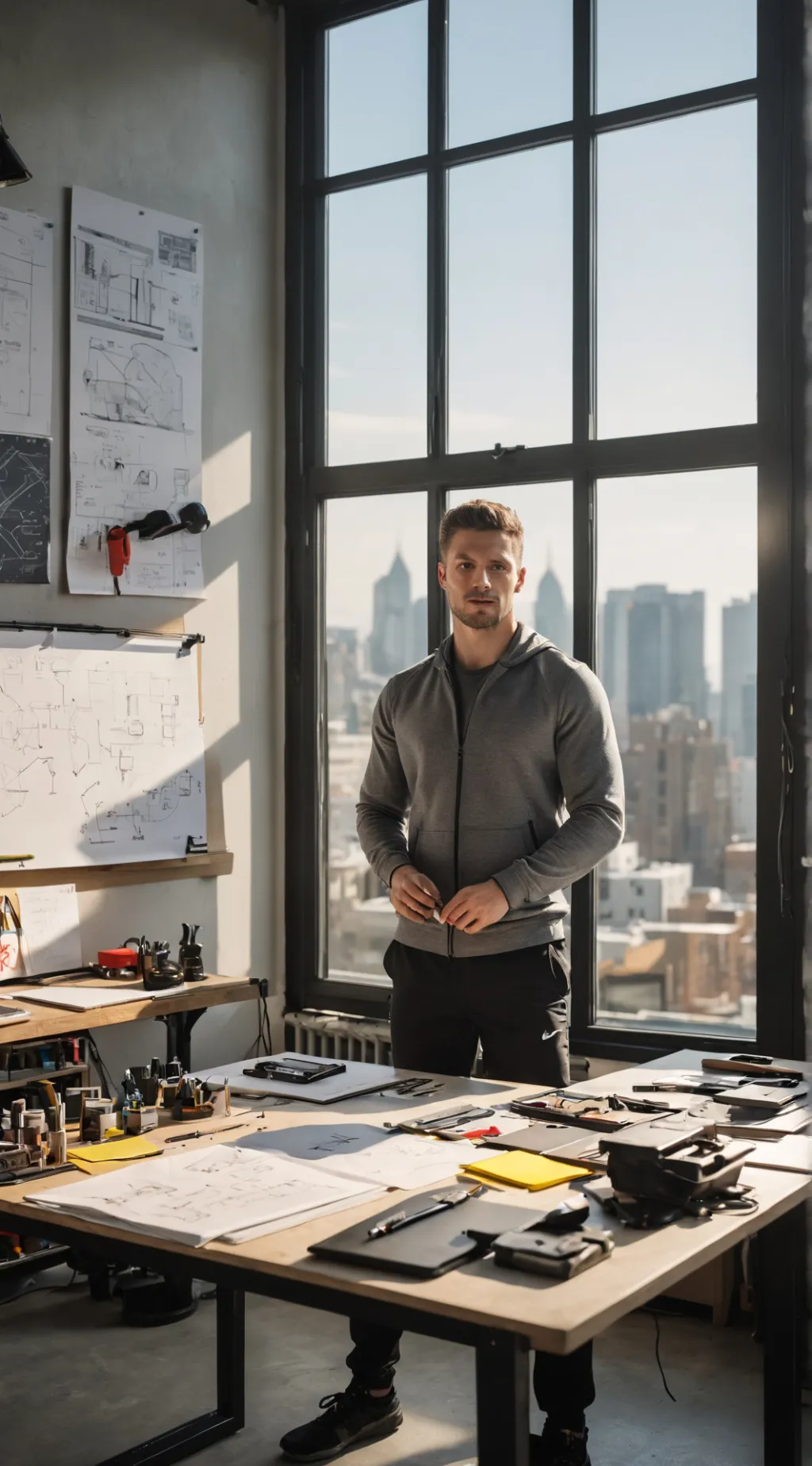 ai character: shado  background