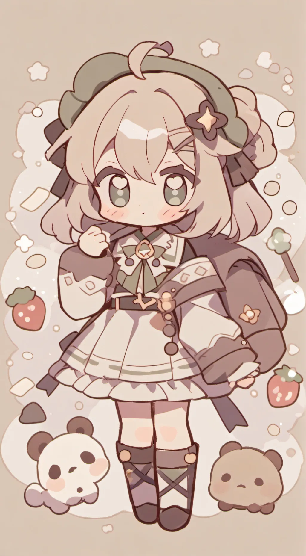 ai character: iPad baby background