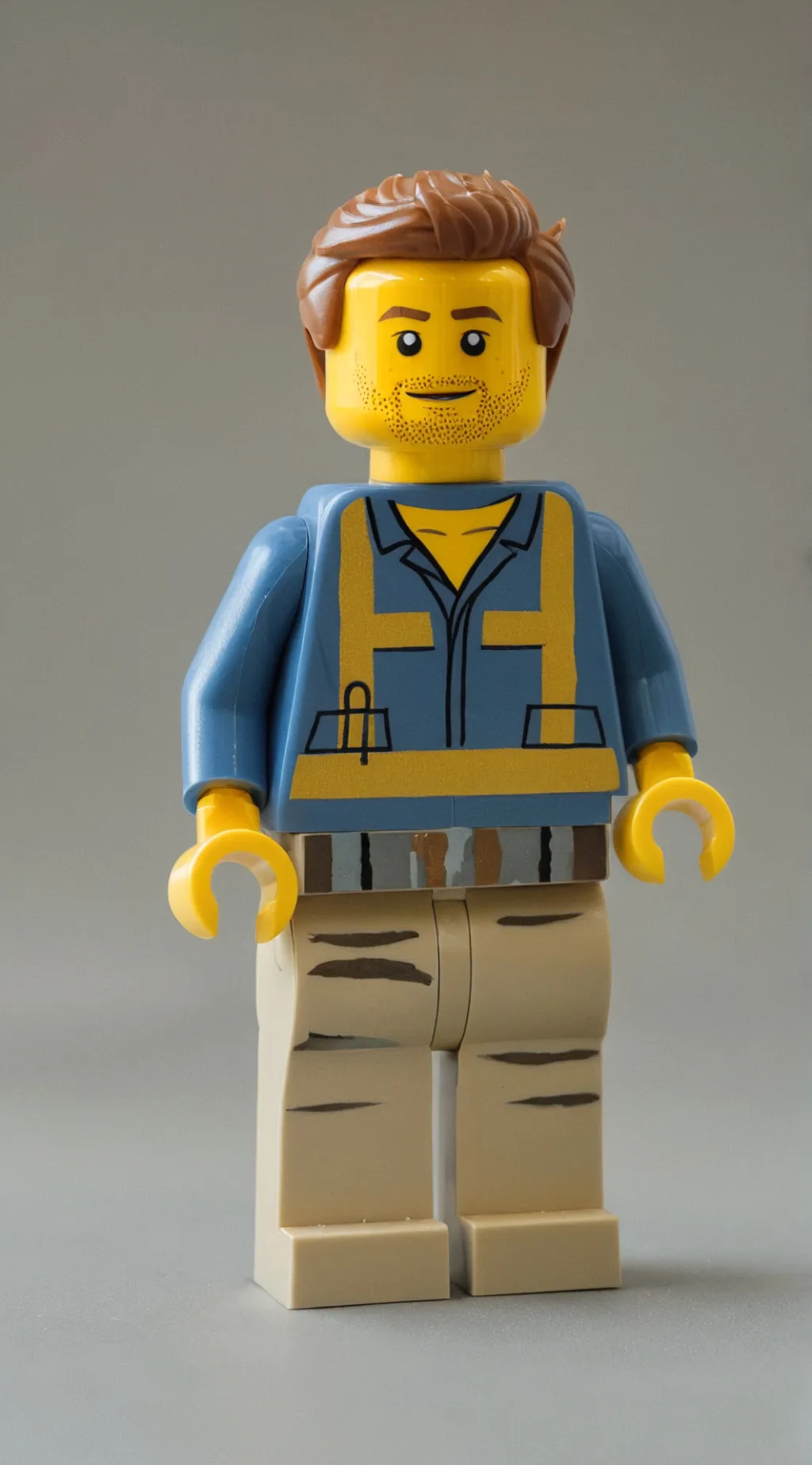 ai character: Lego man background