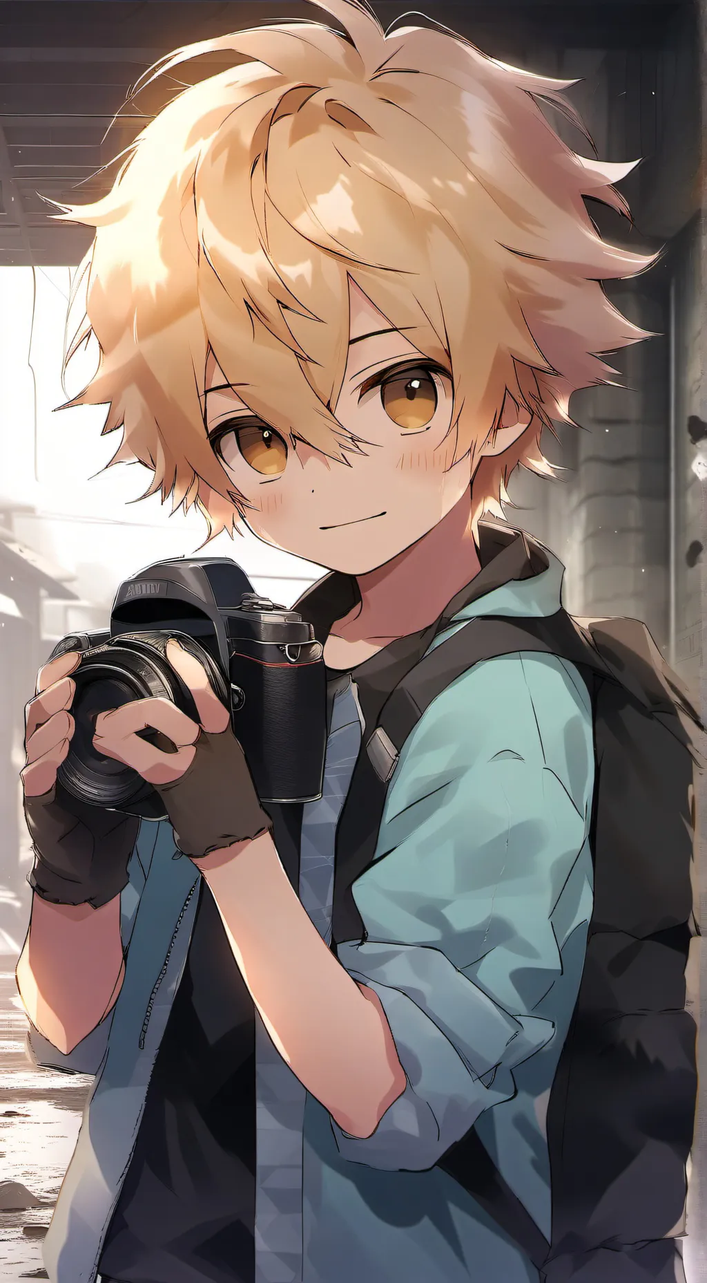 ai character: emmitgod he's cute background