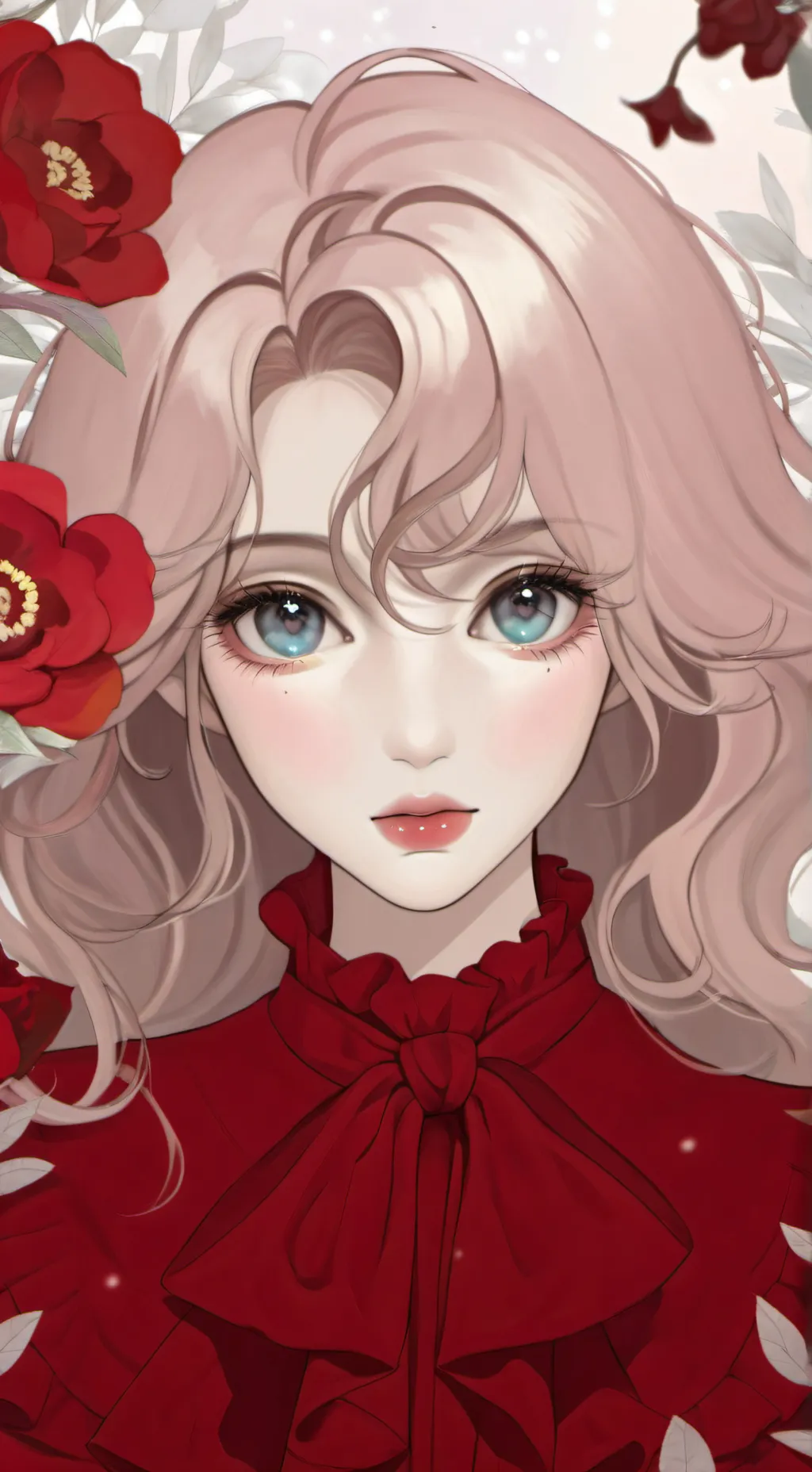 ai character: --Ashley--Red-- background