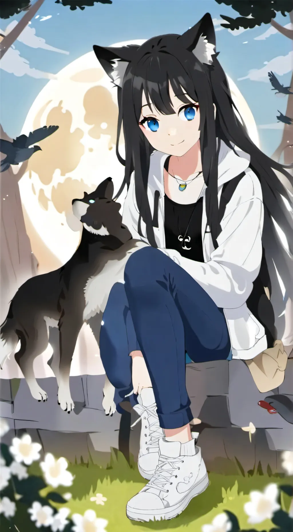 ai character: mona background