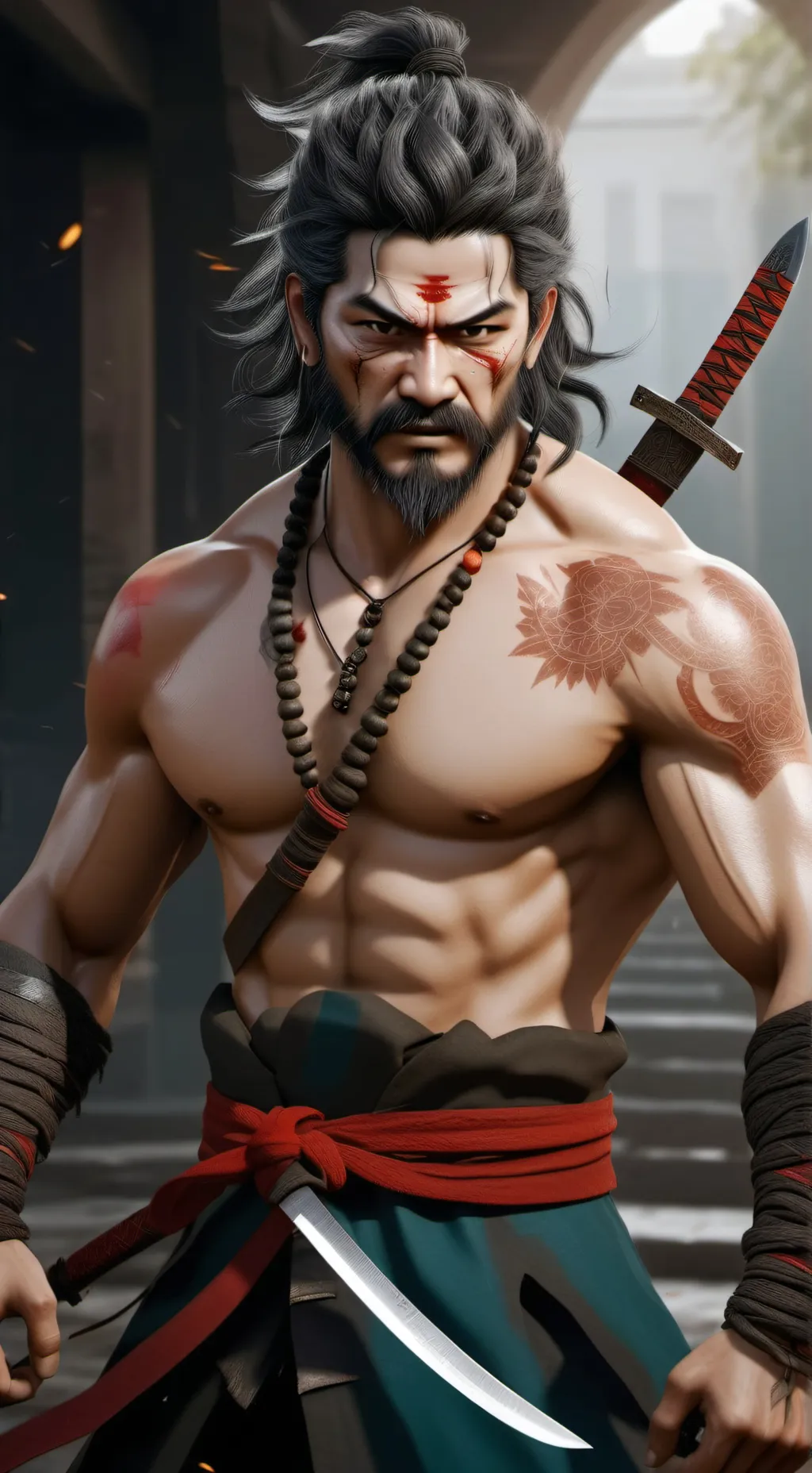 ai character: Fight 1 background