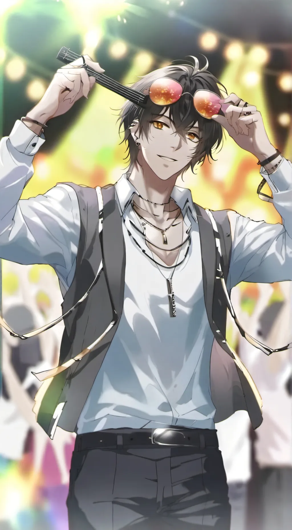 ai character: Leonardo background