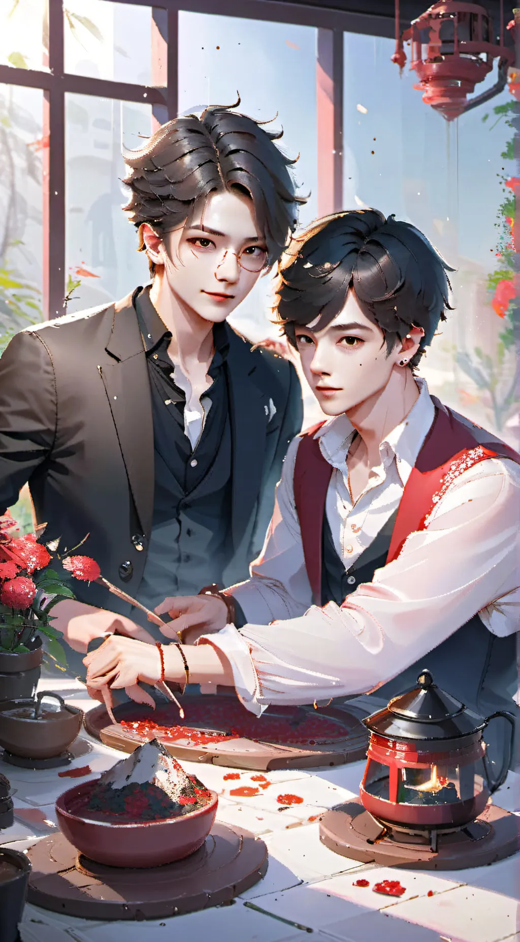 ai character: Luke and Niall background